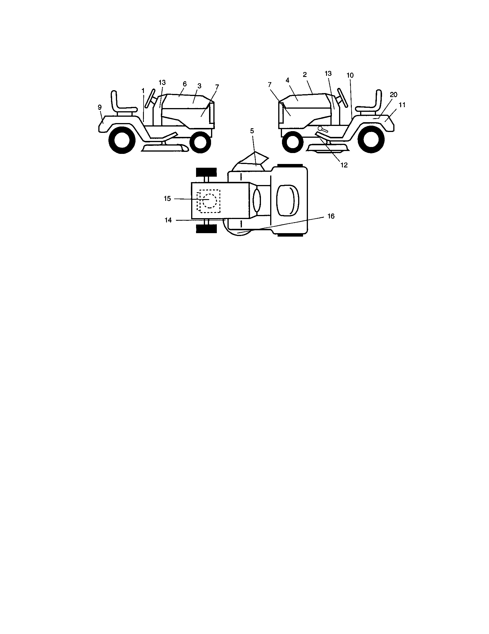 Craftsman 917271662 decals diagram