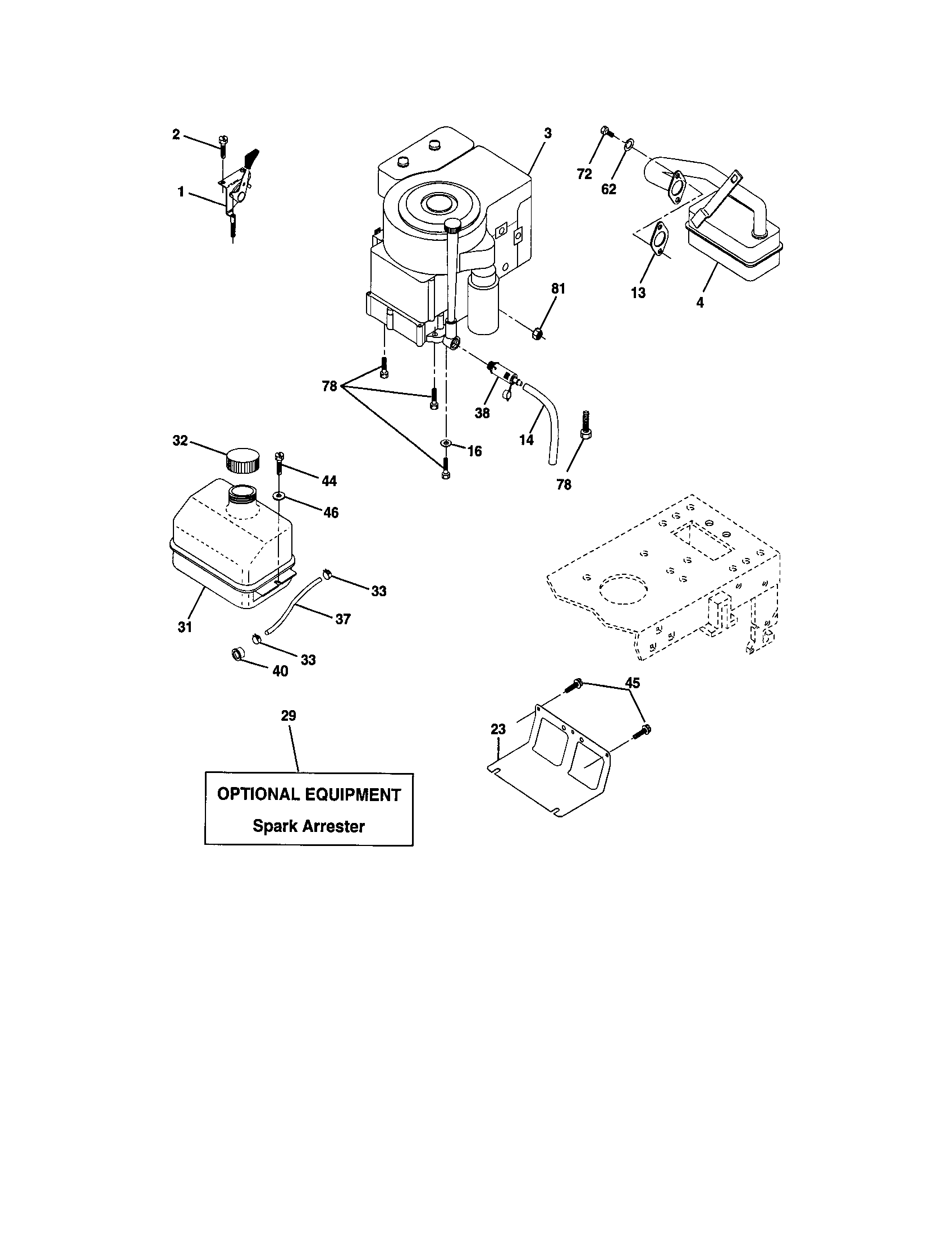 Craftsman 917271653 engine diagram