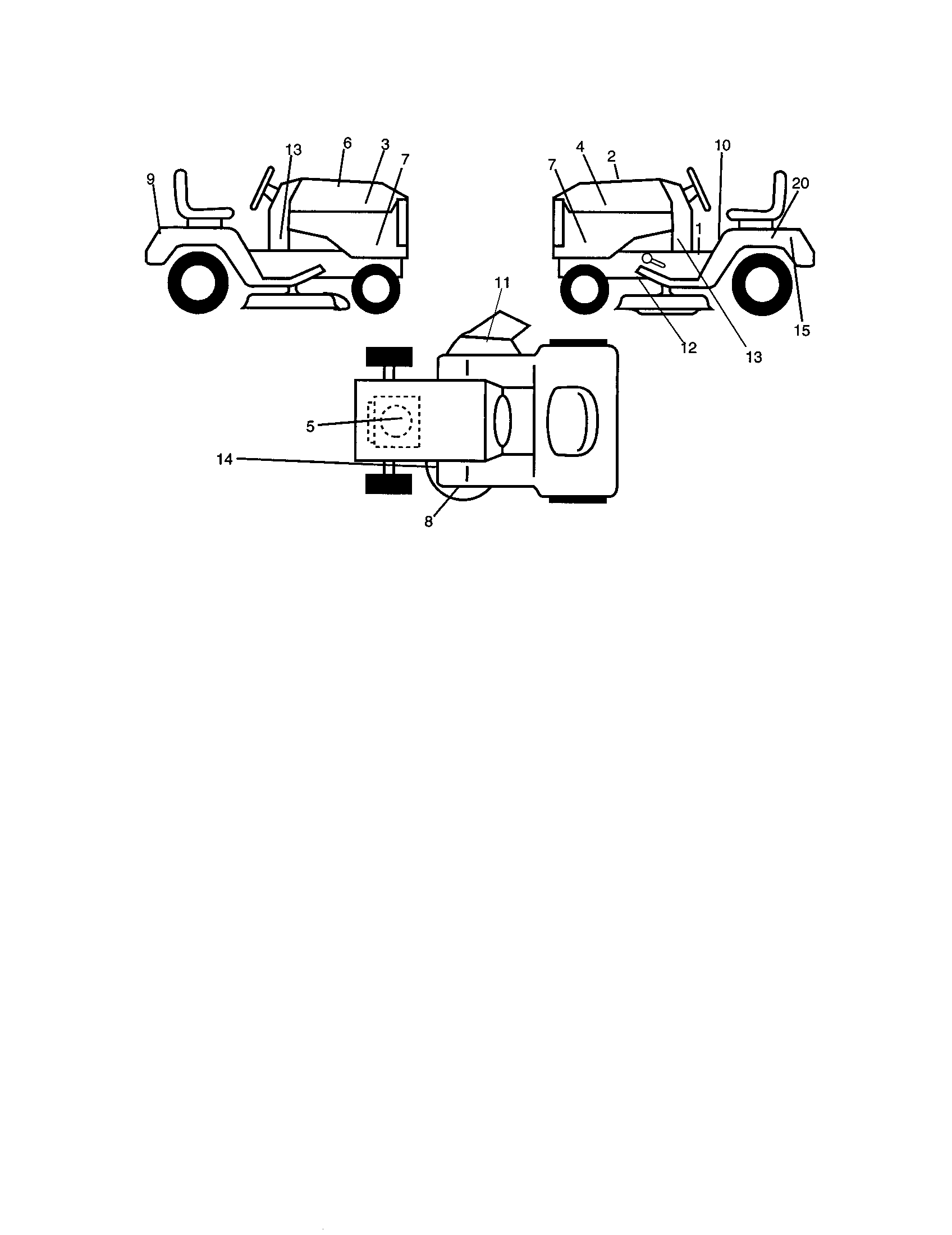 Craftsman 917271653 decals diagram