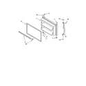 Kenmore 10672102107 freezer door diagram