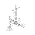 Kenmore 66517439001 pump and spray arm diagram