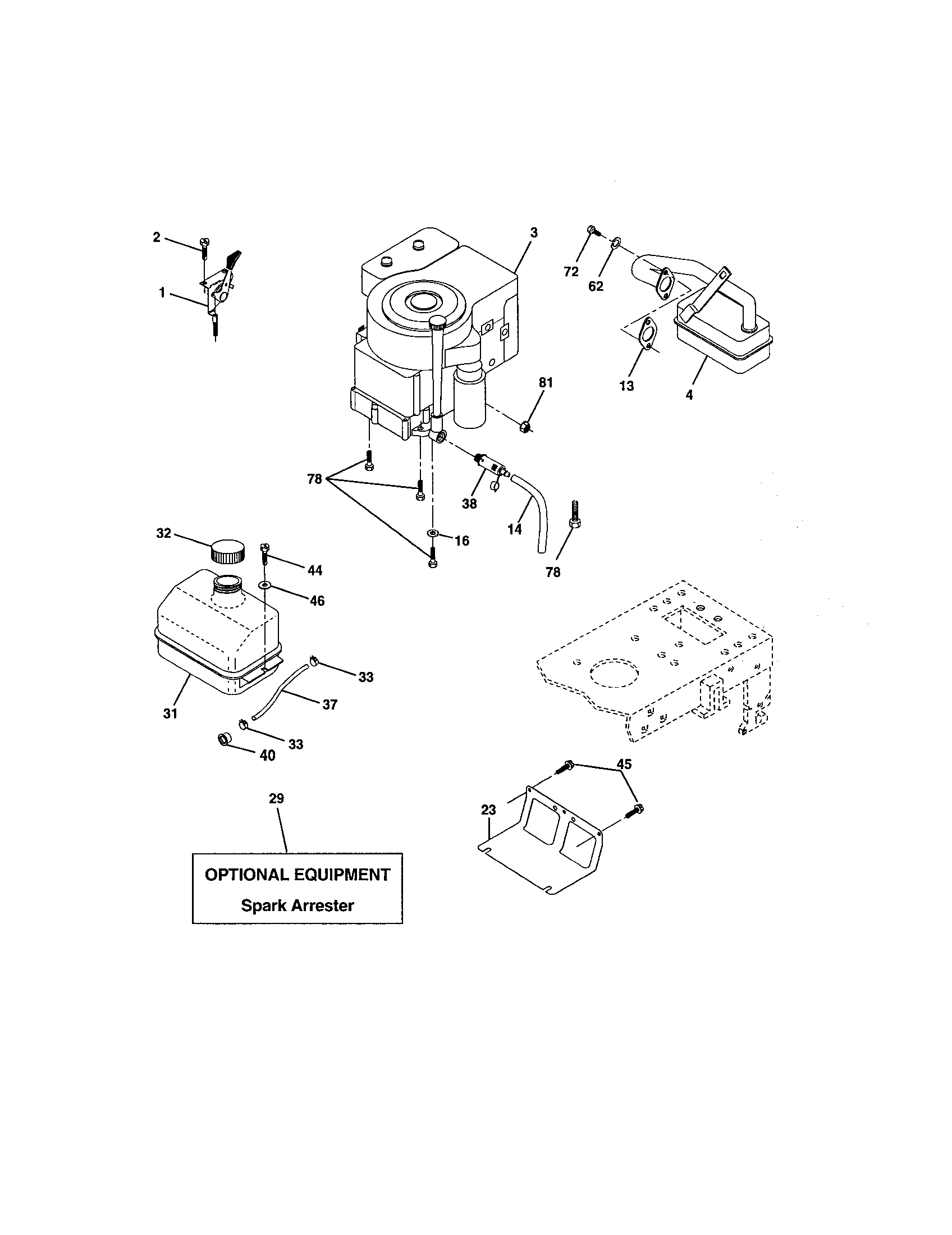 Craftsman 917271750 engine diagram