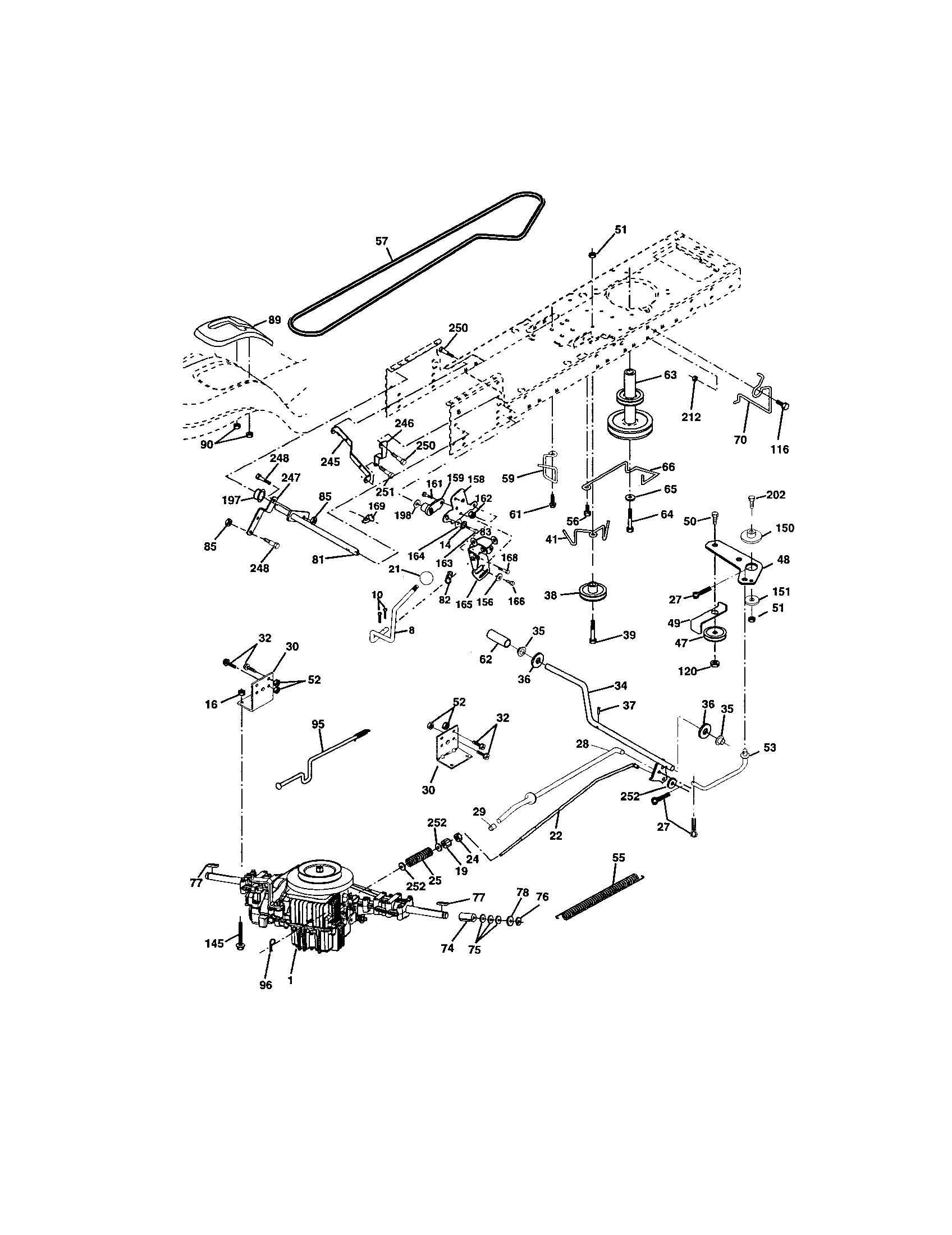 Craftsman 917271760 ground drive diagram