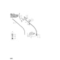 Craftsman 358795122 driveshaft/handle diagram