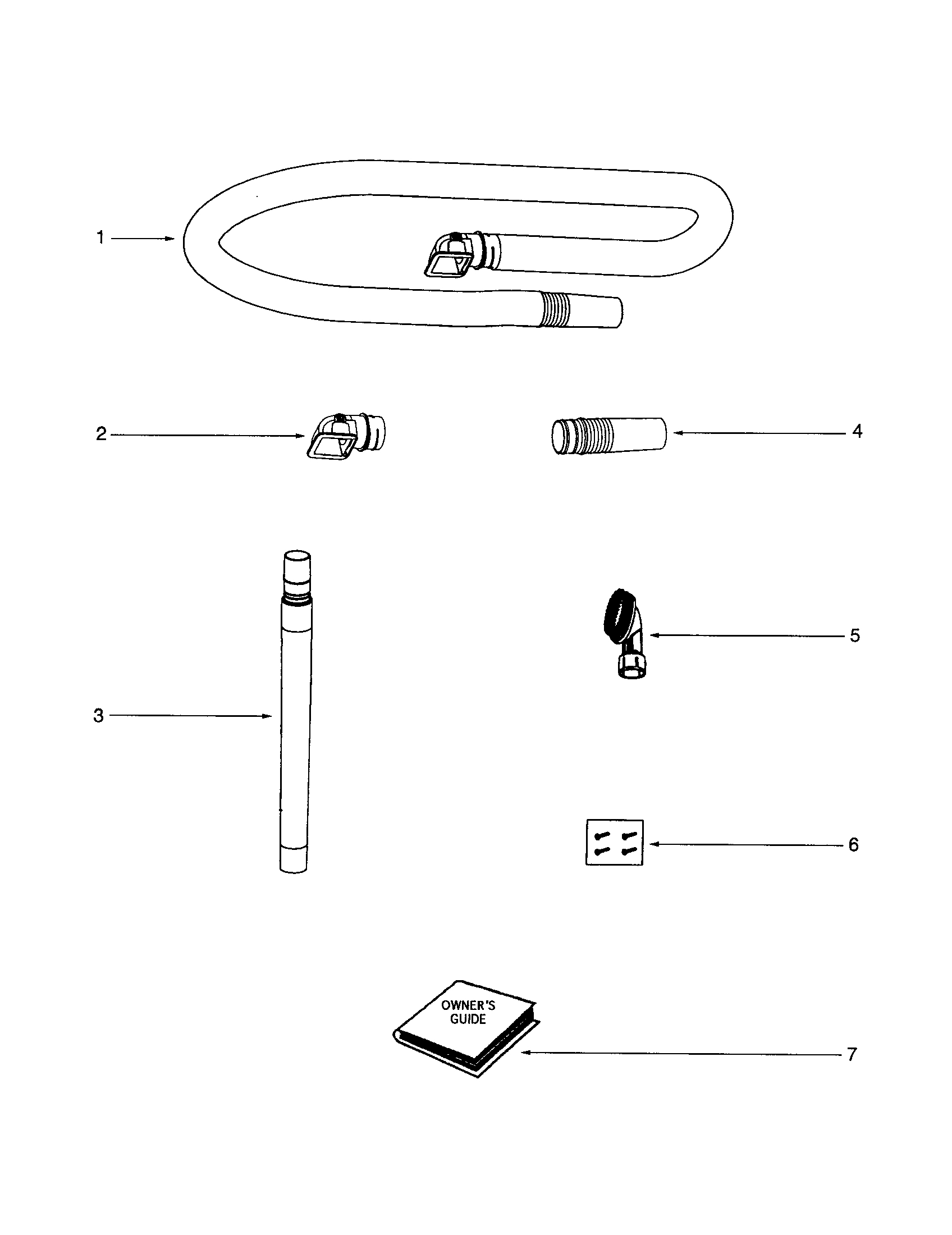 Eureka 5844AV hose diagram