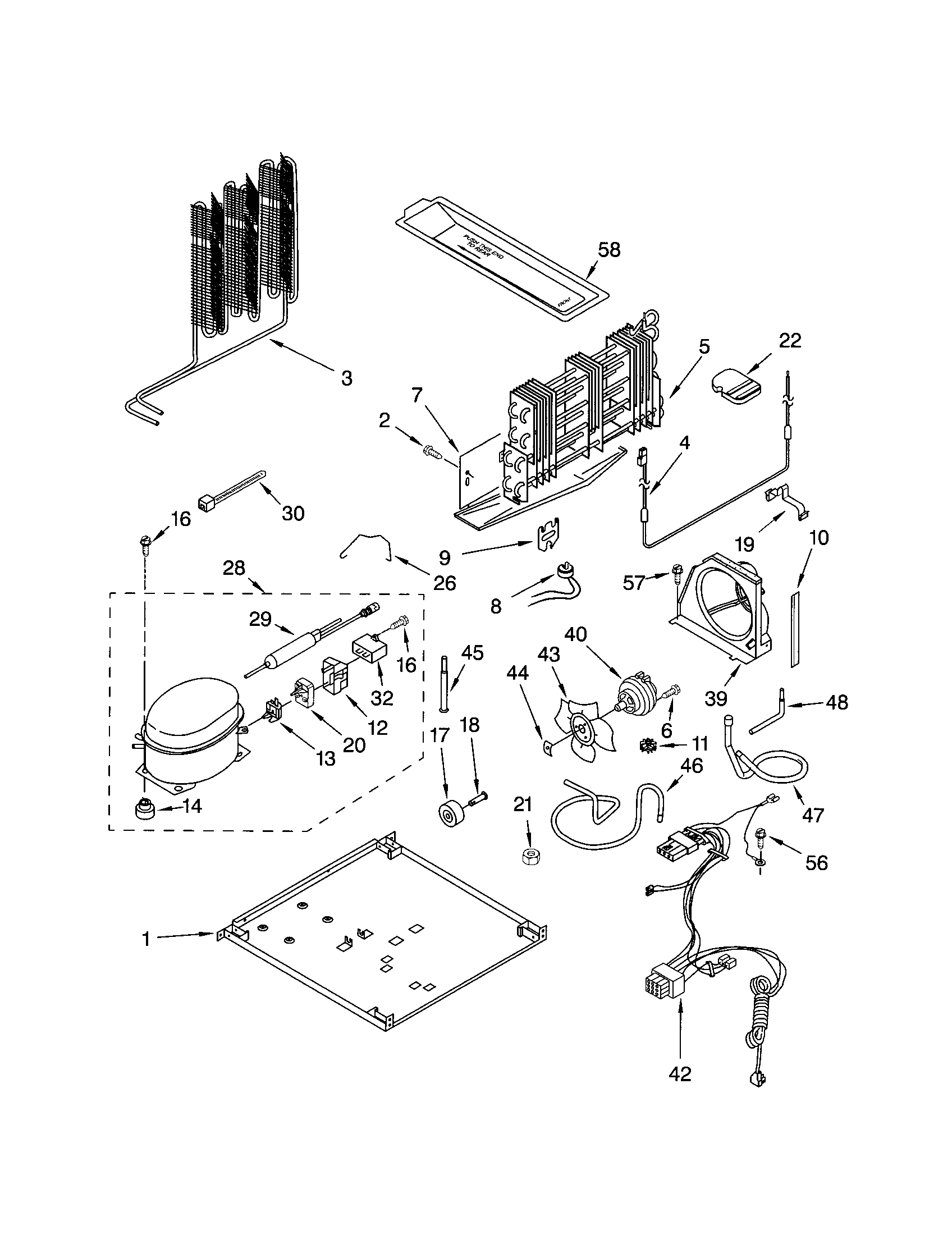 Kenmore 10670842102 unit diagram