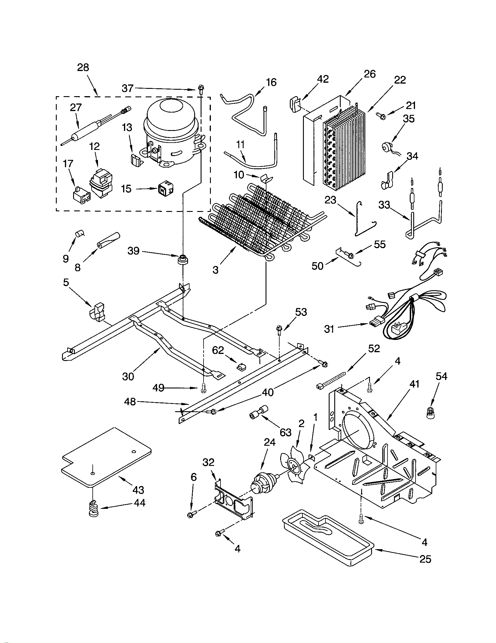 Kenmore 10652214101 unit diagram