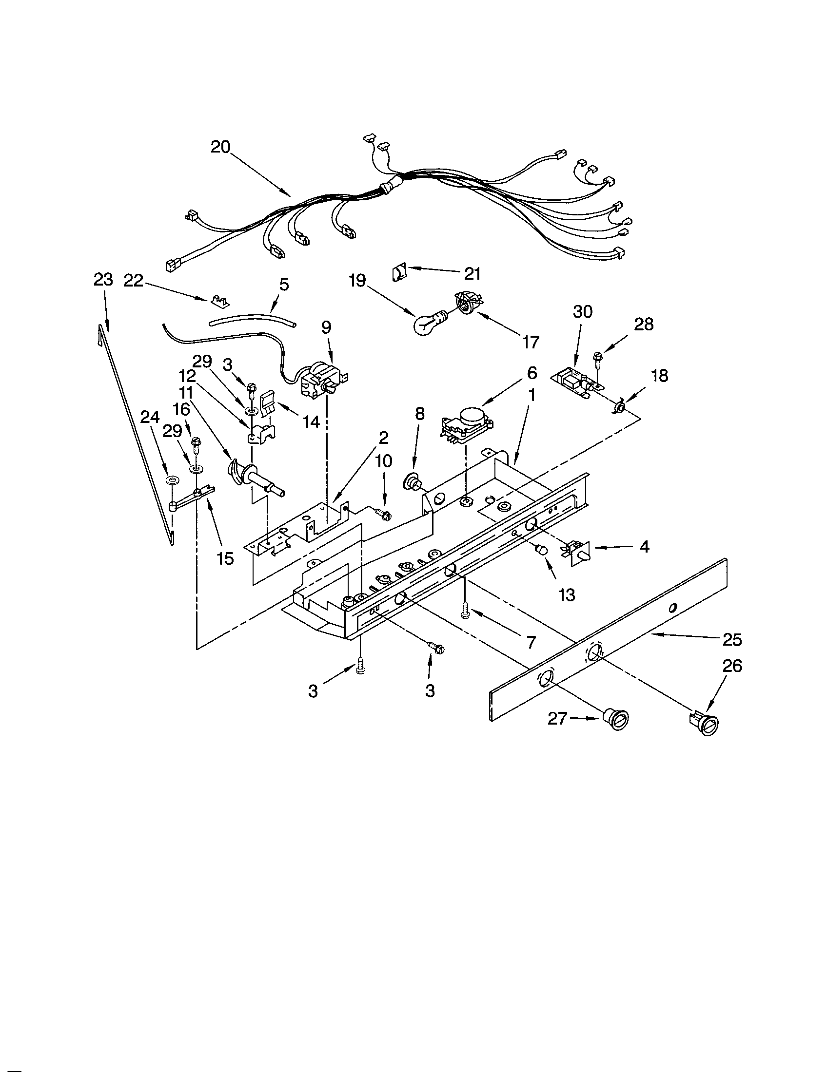 Kenmore 10651044101 control diagram