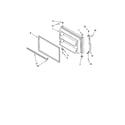 Kenmore 10661974101 freezer door diagram