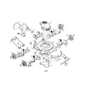 Craftsman 917386081 rotary lawnmower diagram