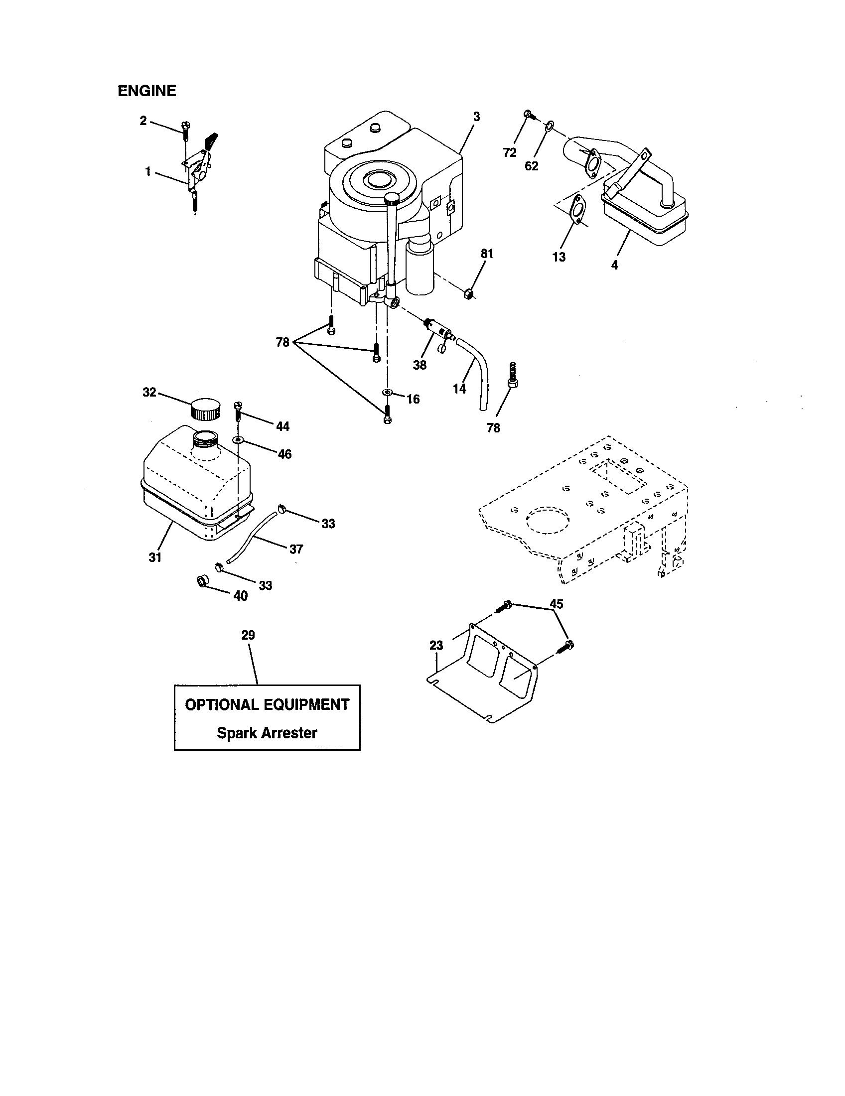 Craftsman 917271654 engine diagram