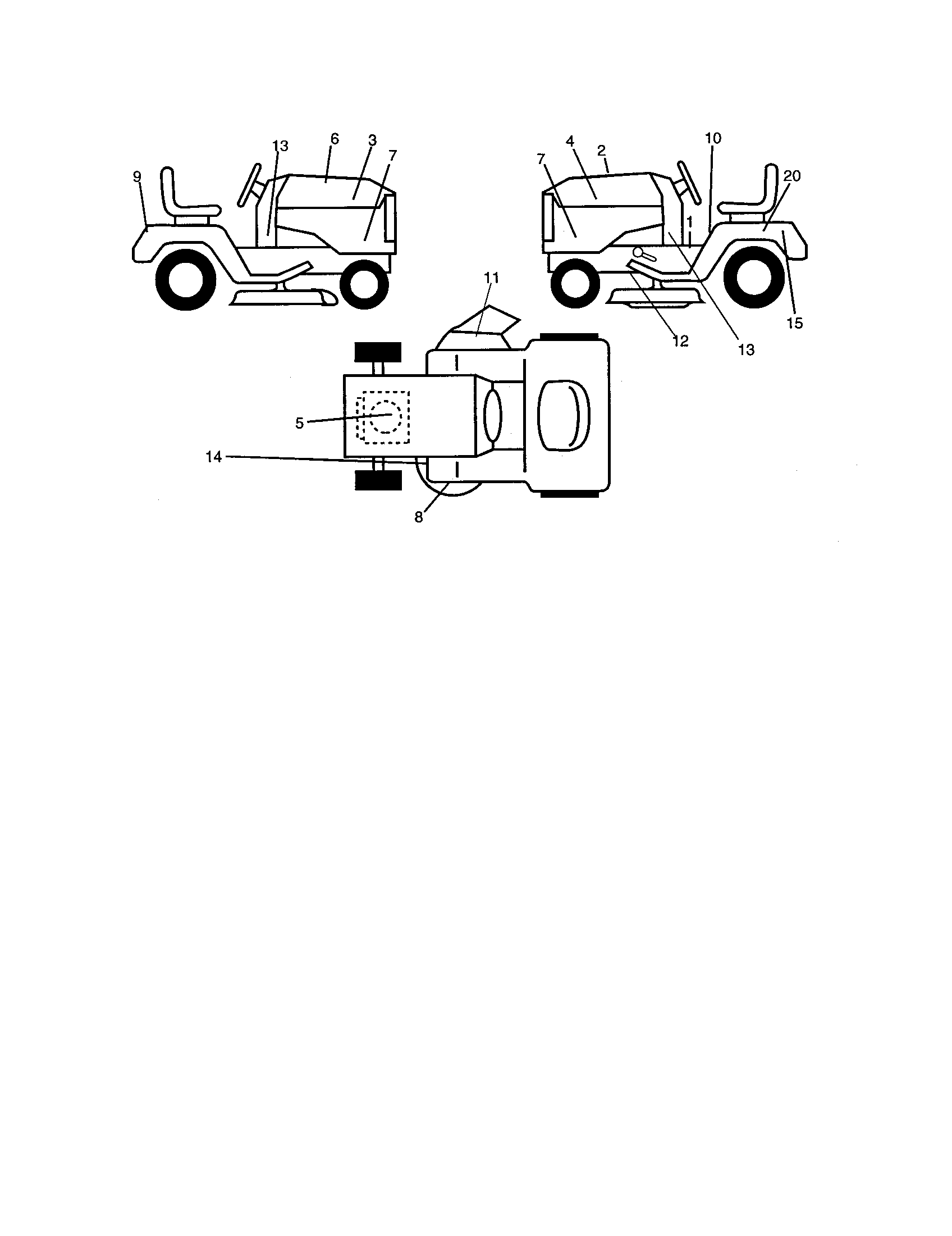 Craftsman 917271654 decals diagram