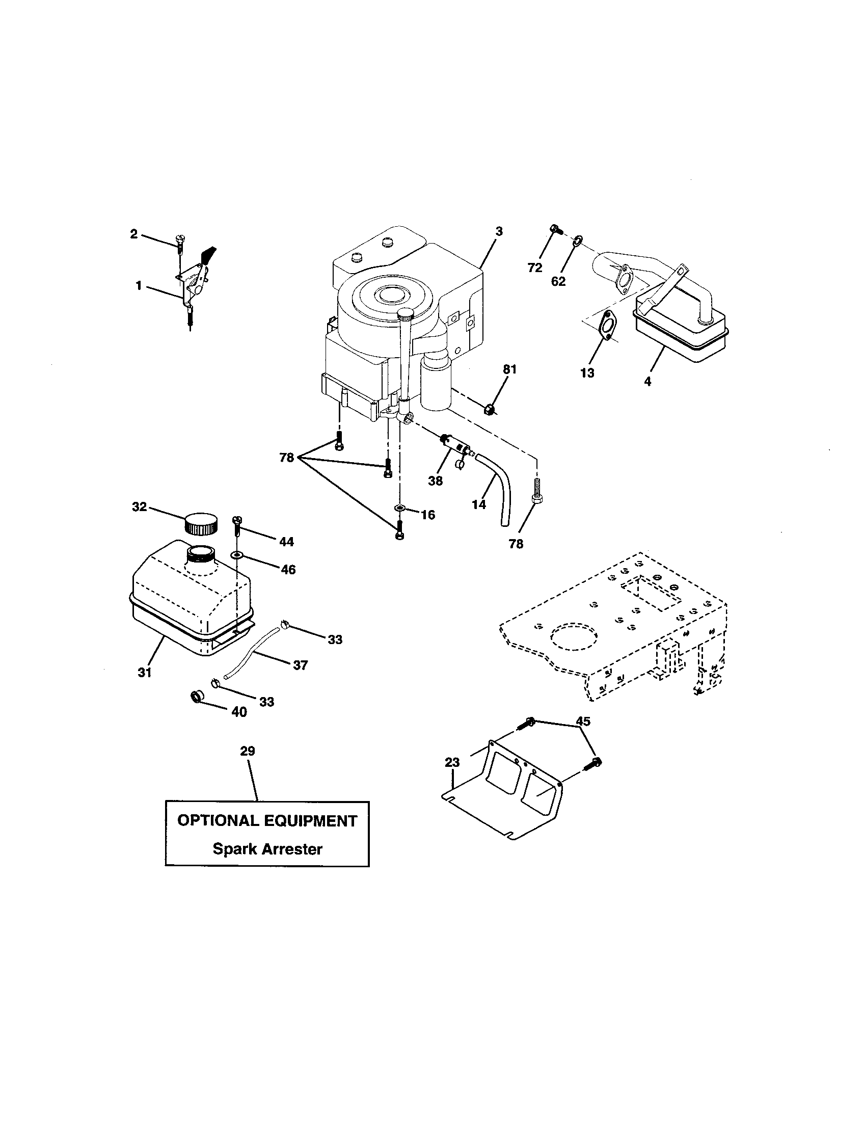 Craftsman 917271554 engine diagram