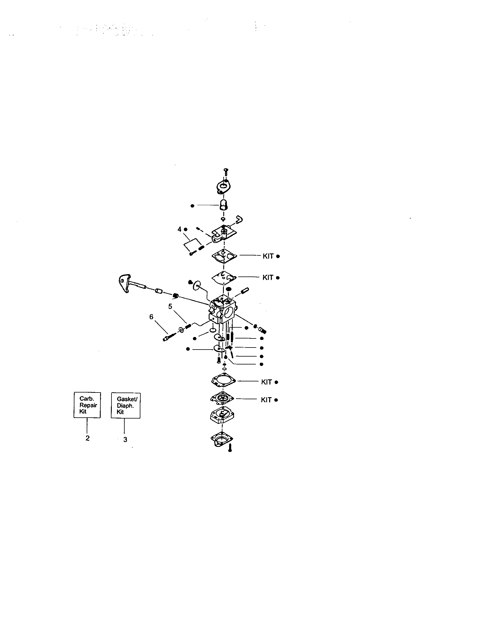 Craftsman 358796050 carburetor - wa226 - 530069754 diagram