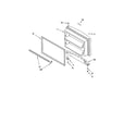 Kenmore 10672204201 freezer door diagram