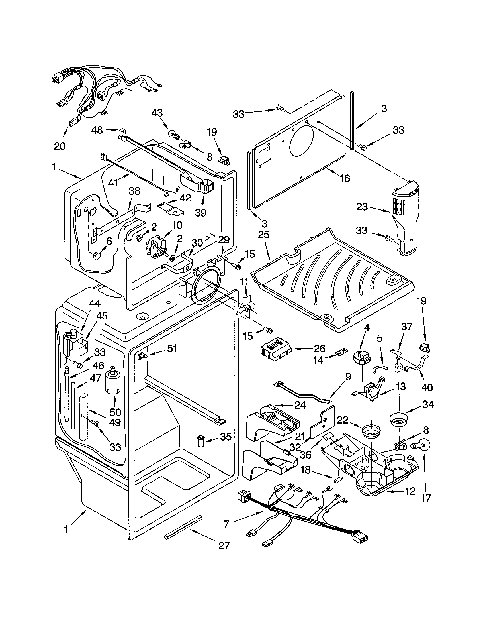 Kenmore 10672102101 liner diagram