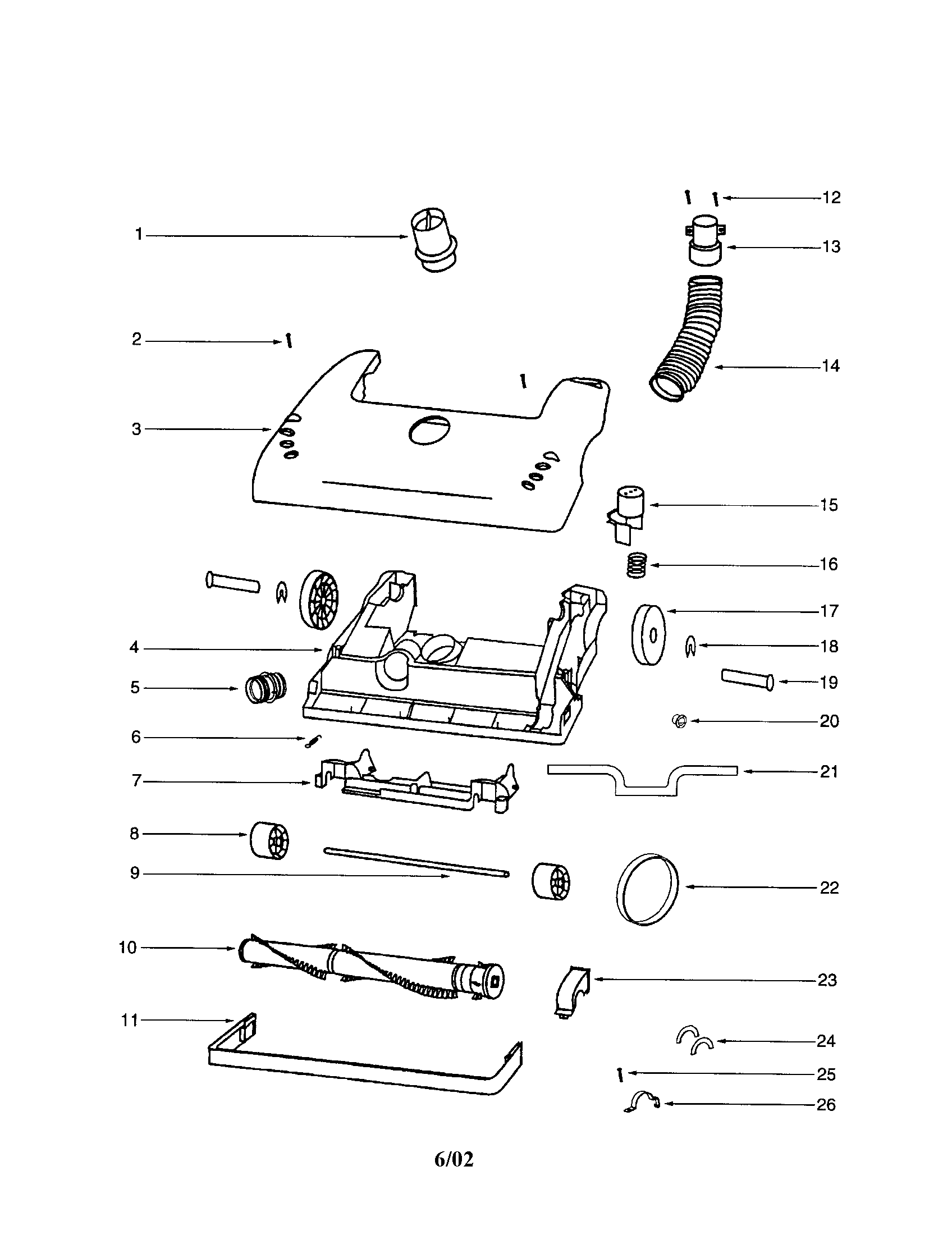 Eureka 4335FT-1 hood/base diagram