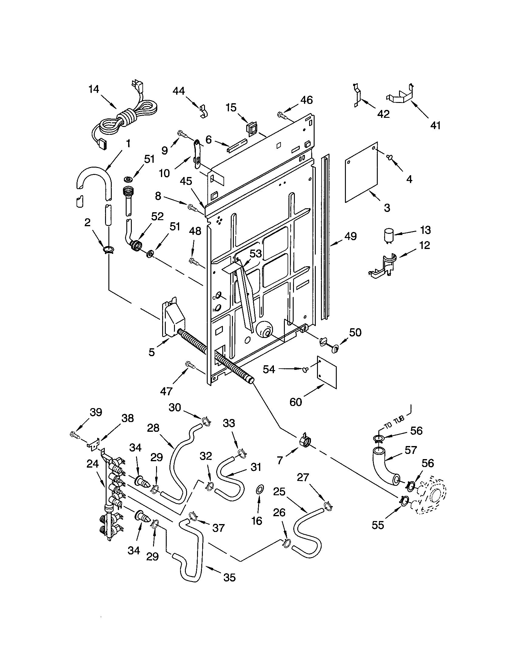 Kenmore 11022974102 rear panel diagram