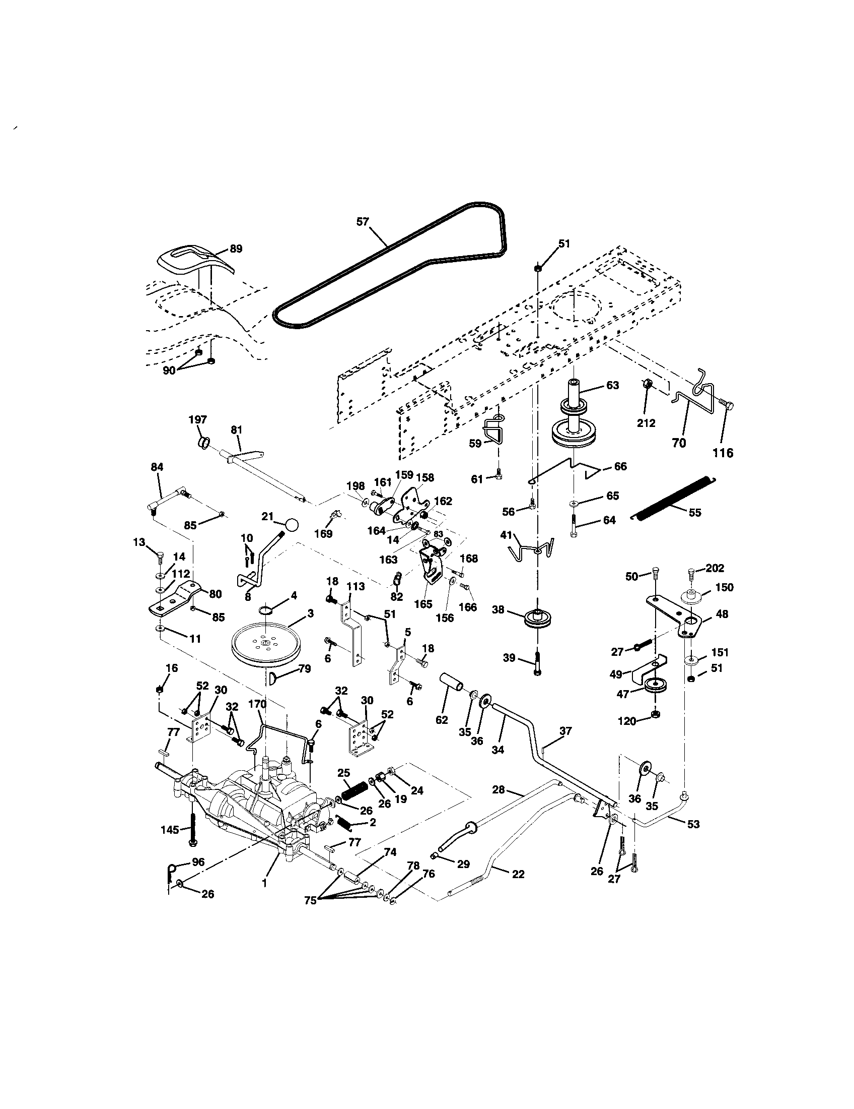 Craftsman 917272454 ground drive diagram