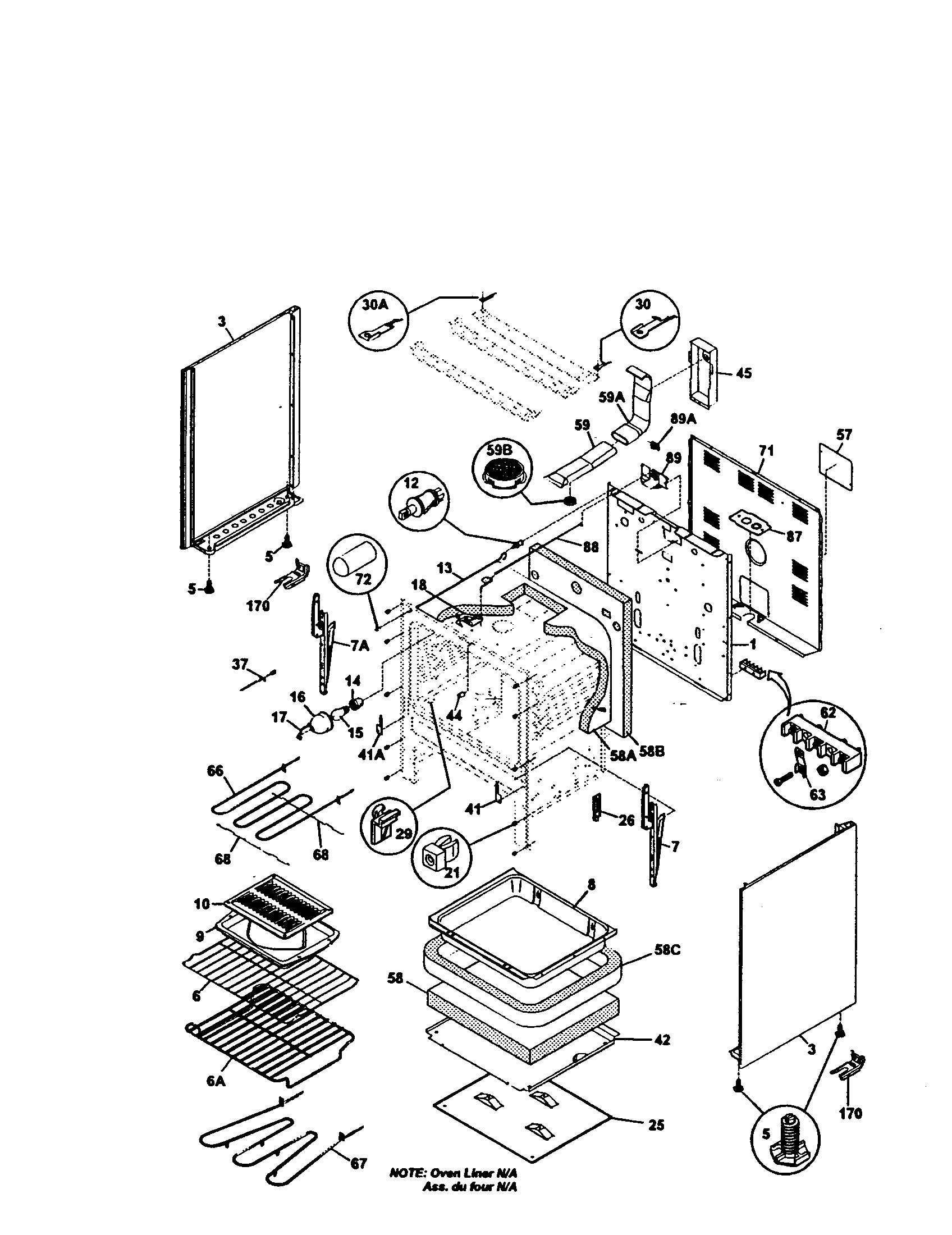 Kenmore 79092419102 body diagram