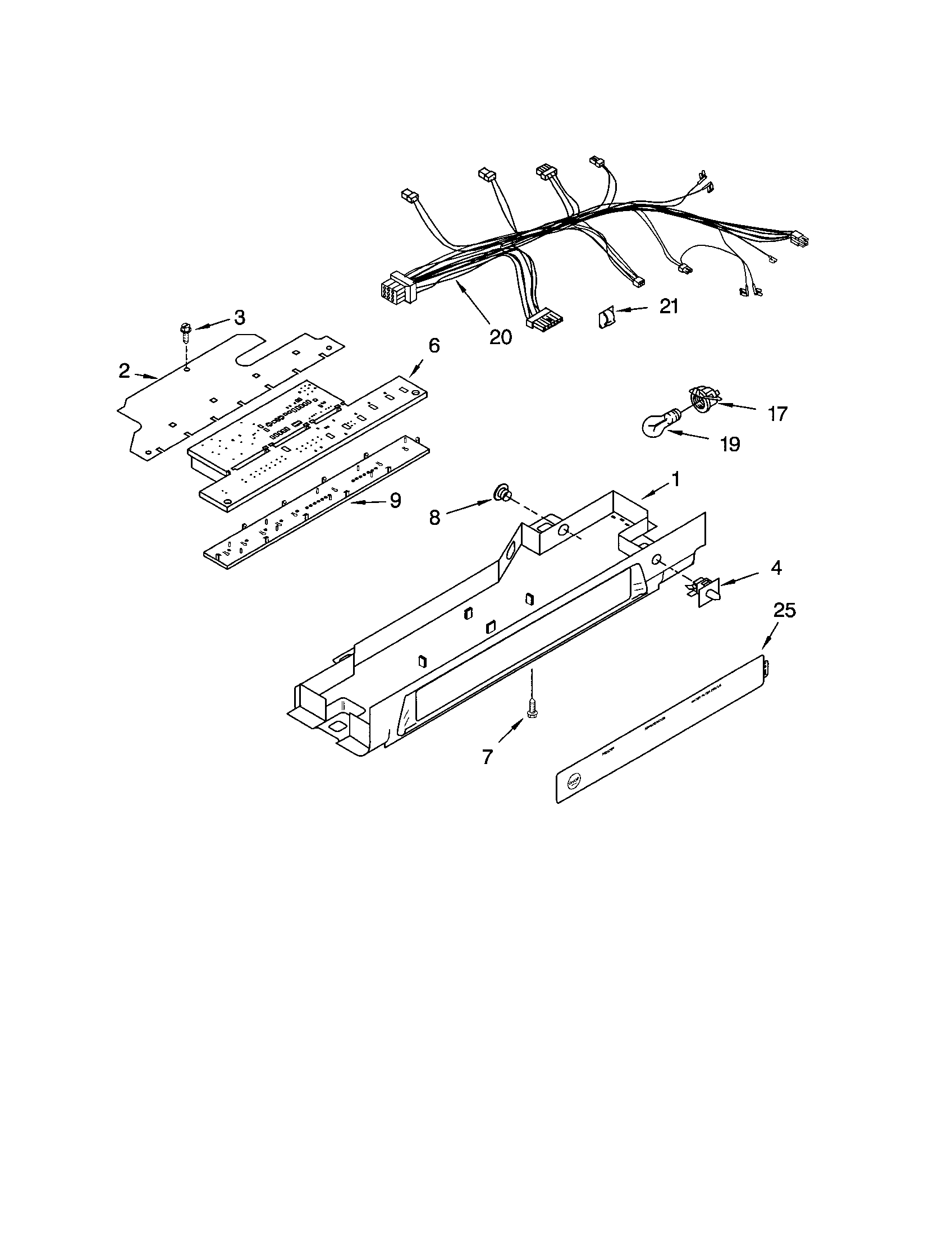 Kenmore 10652203101 control diagram