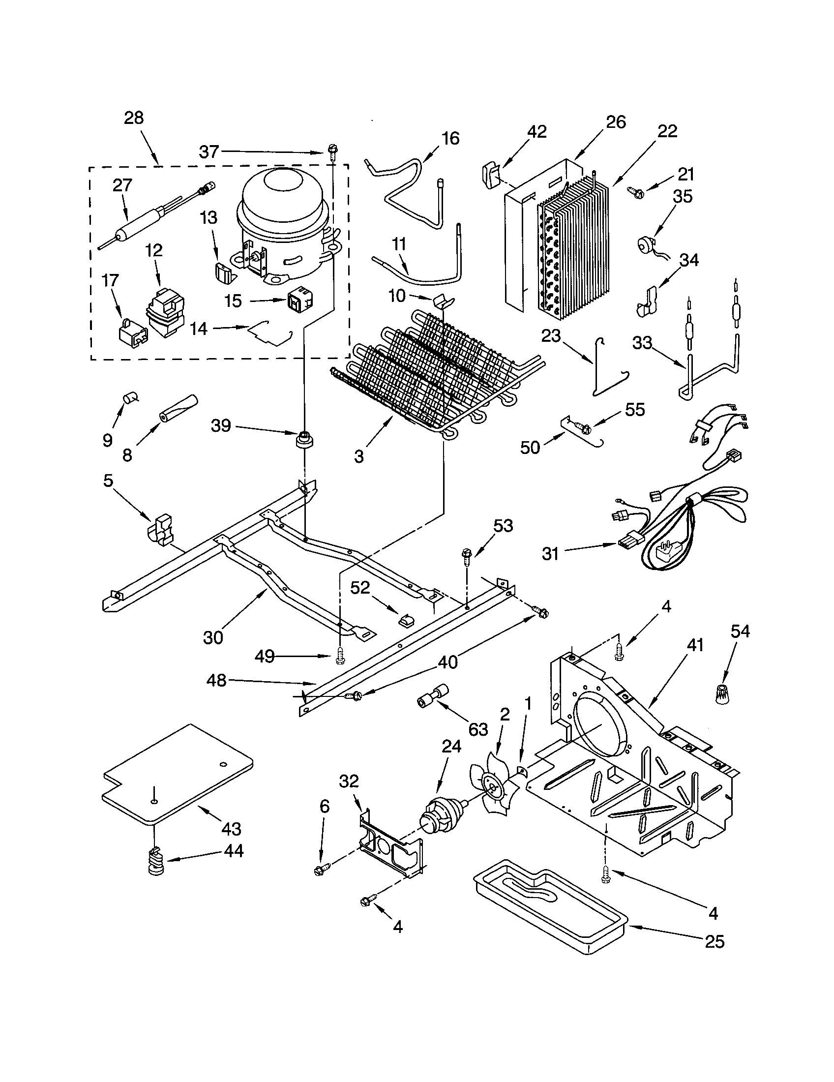 Kenmore 10652214103 unit diagram
