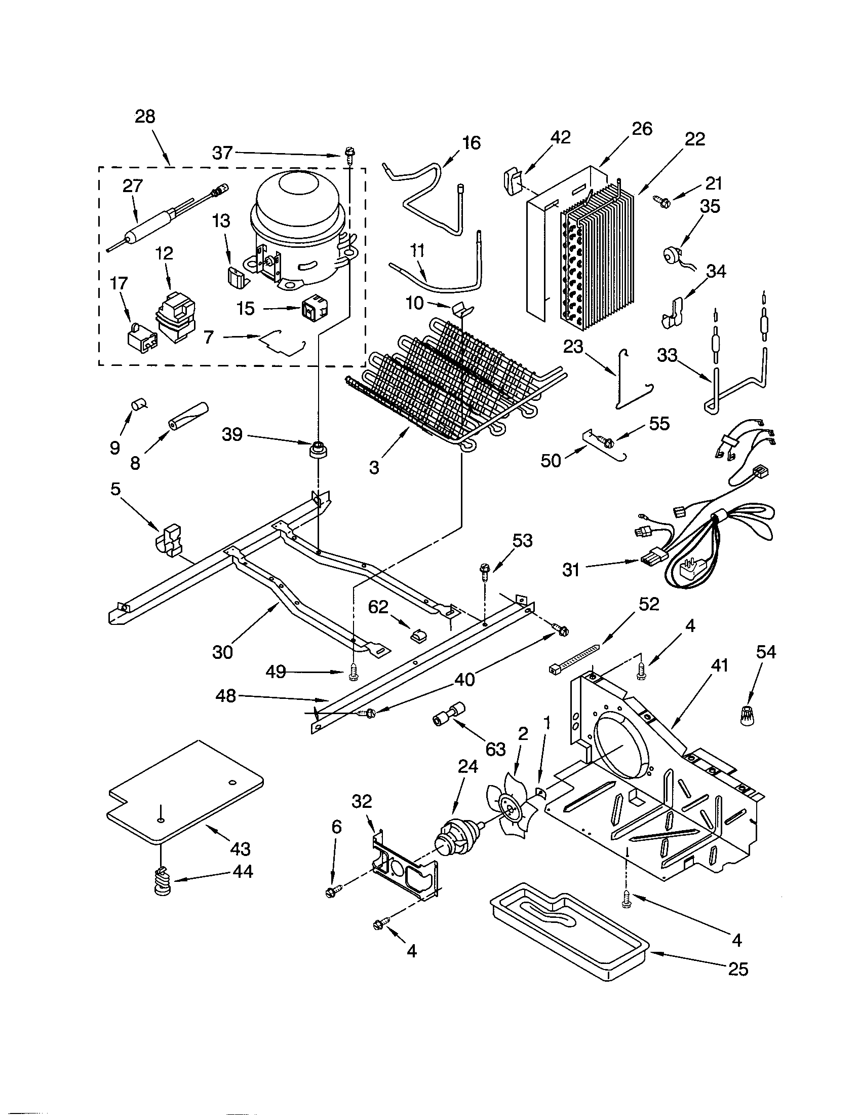 Kenmore 10652214102 unit diagram