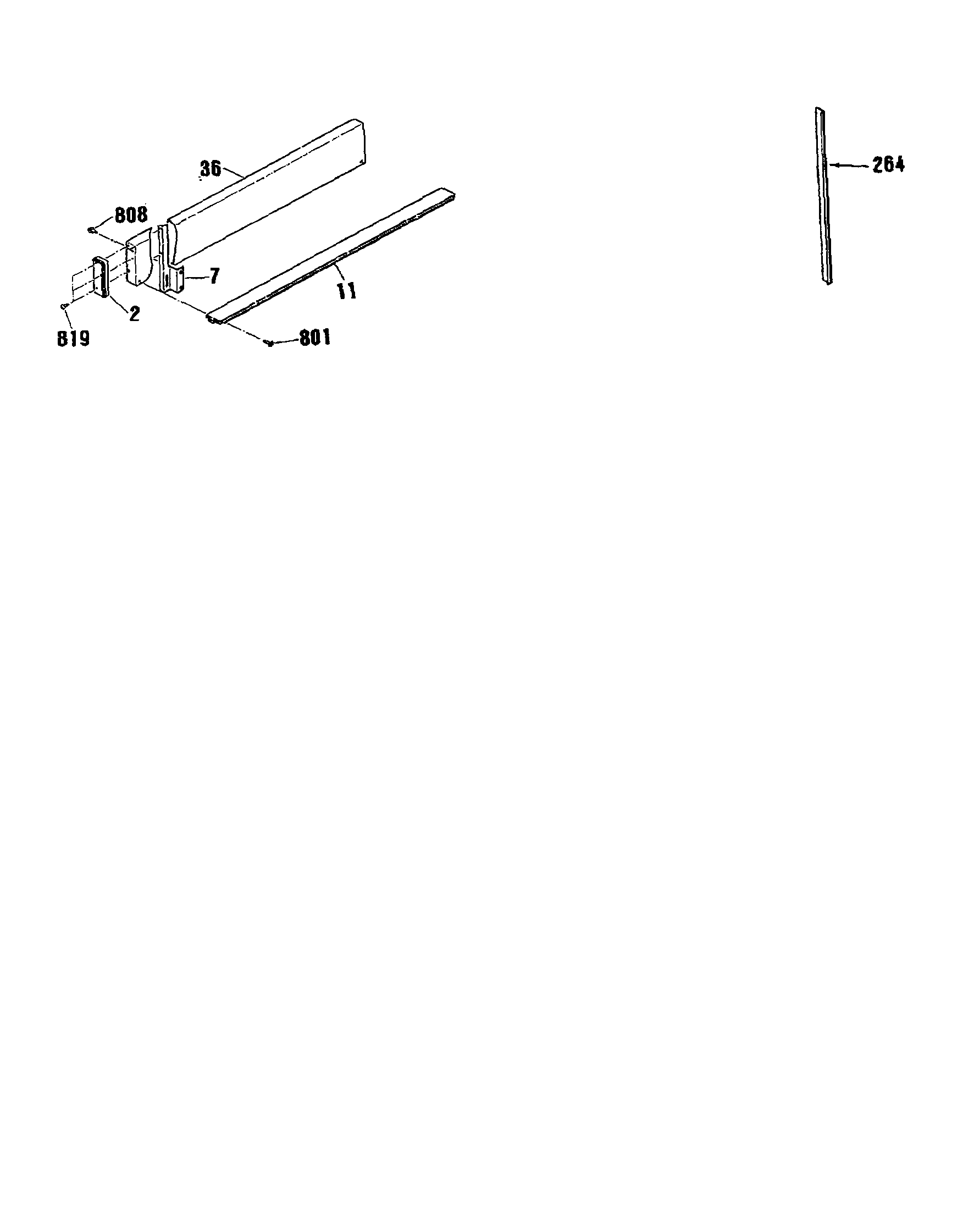 Hotpoint JSP60GN2 endcap parts diagram