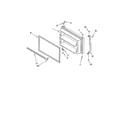 Kenmore 10661912102 freezer door diagram