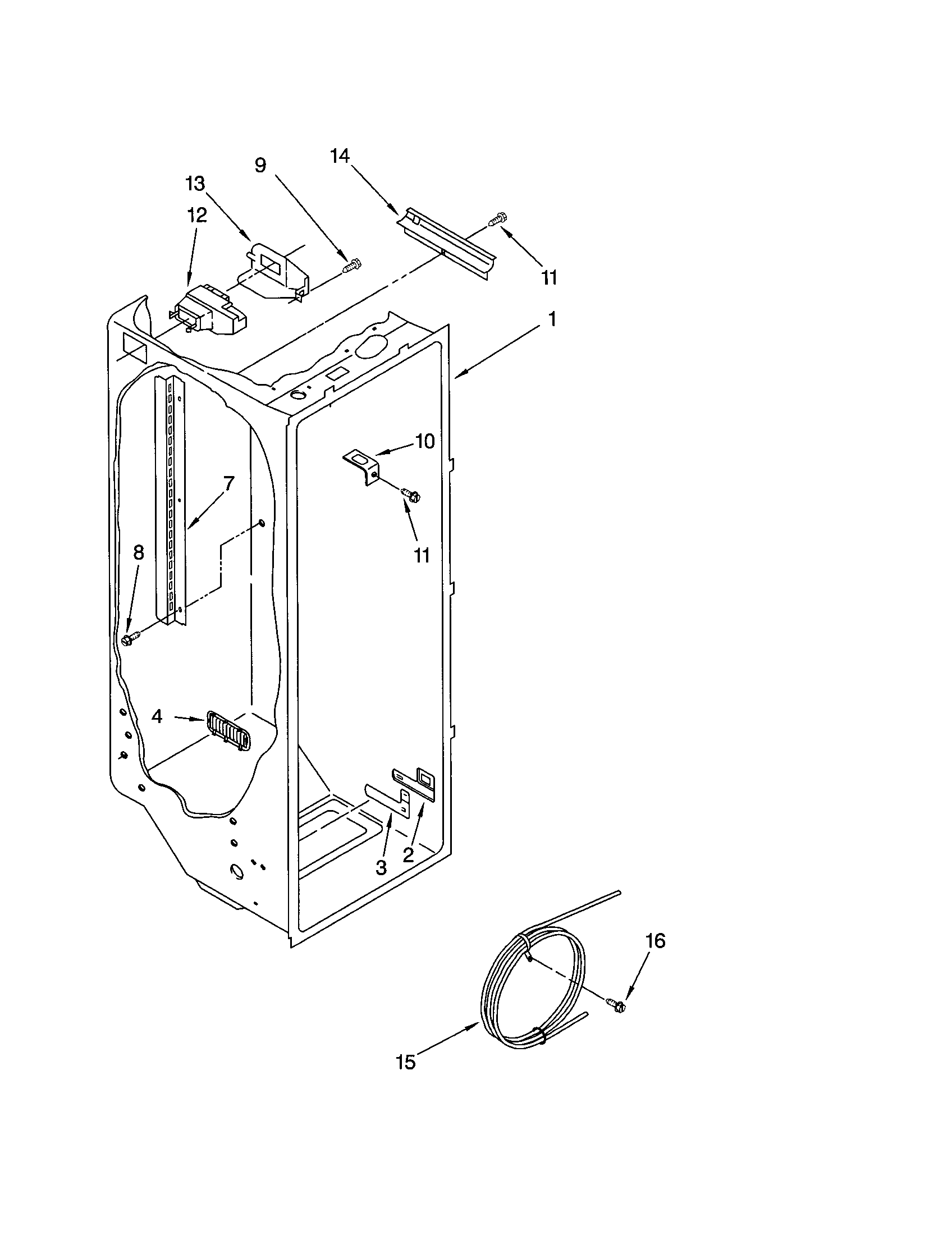 Kenmore 10652012103 refrigerator diagram