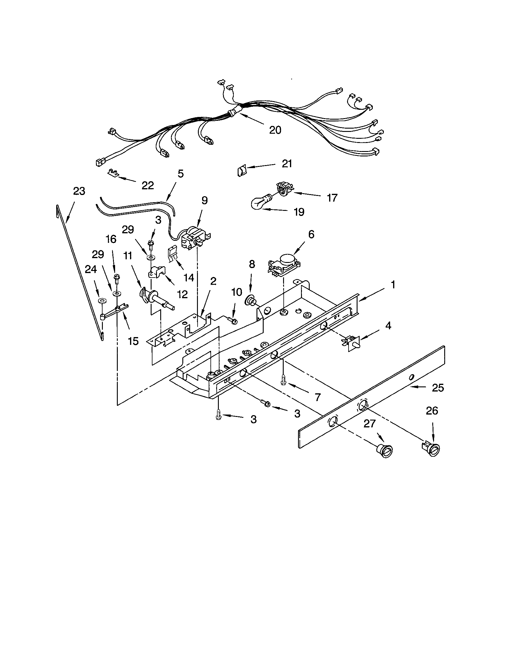 Kenmore 10652012103 control diagram