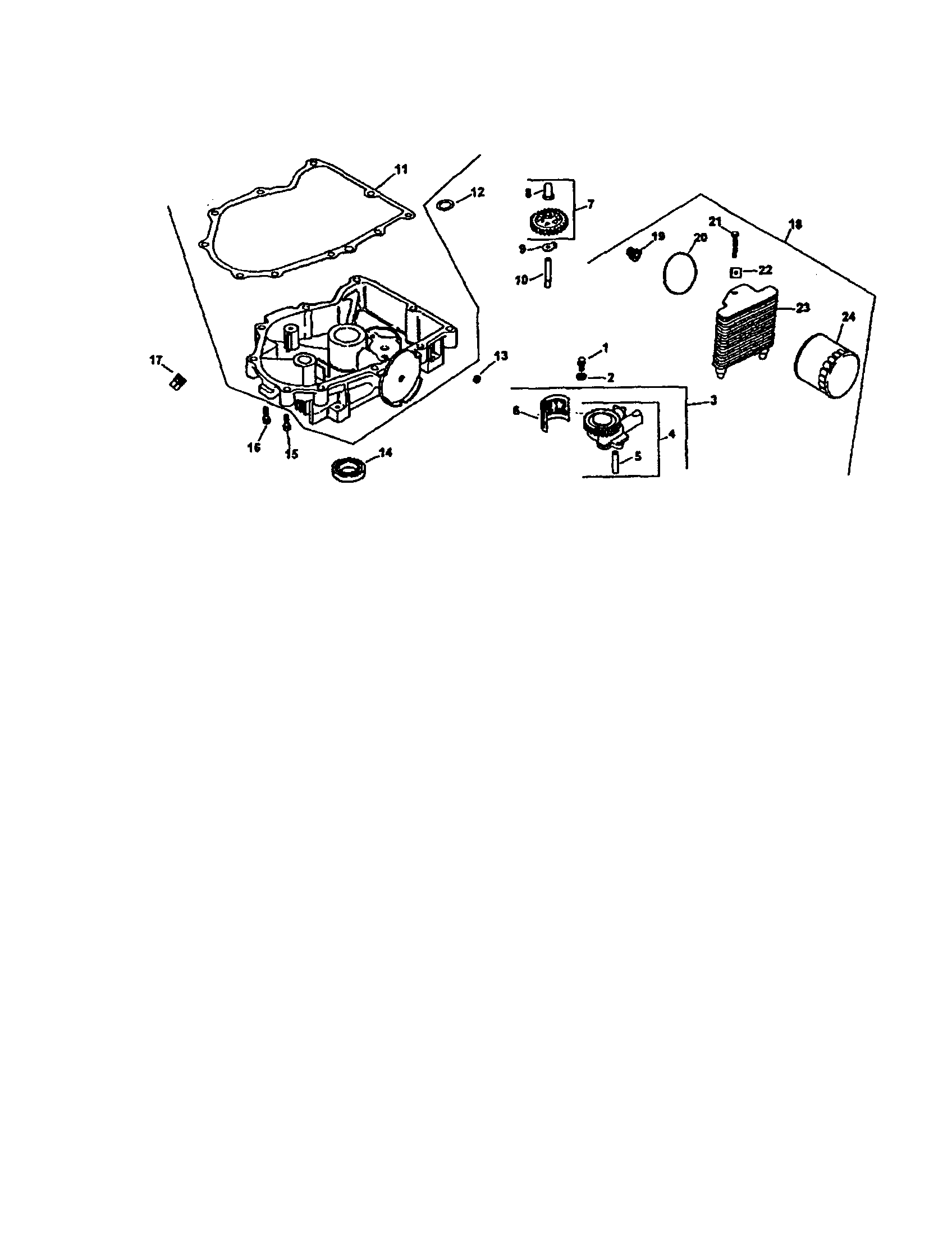 Craftsman 917273220 oil pan lubrication diagram