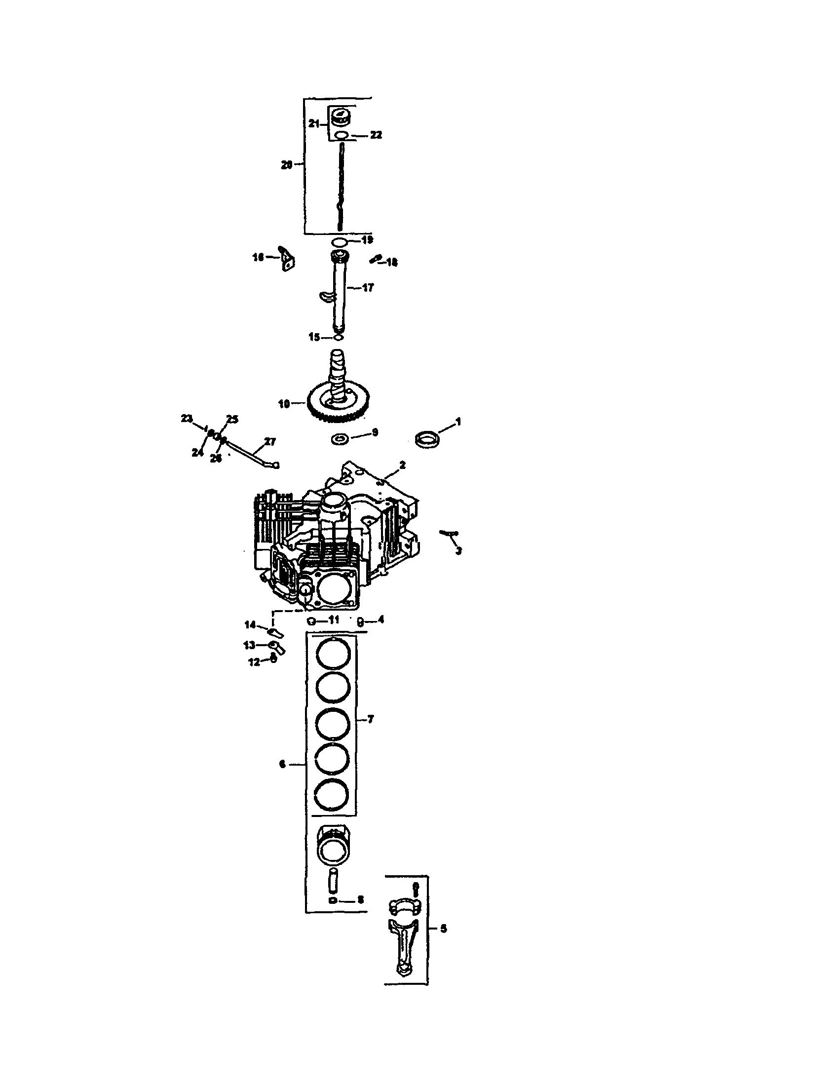Craftsman 917273220 crankcase diagram