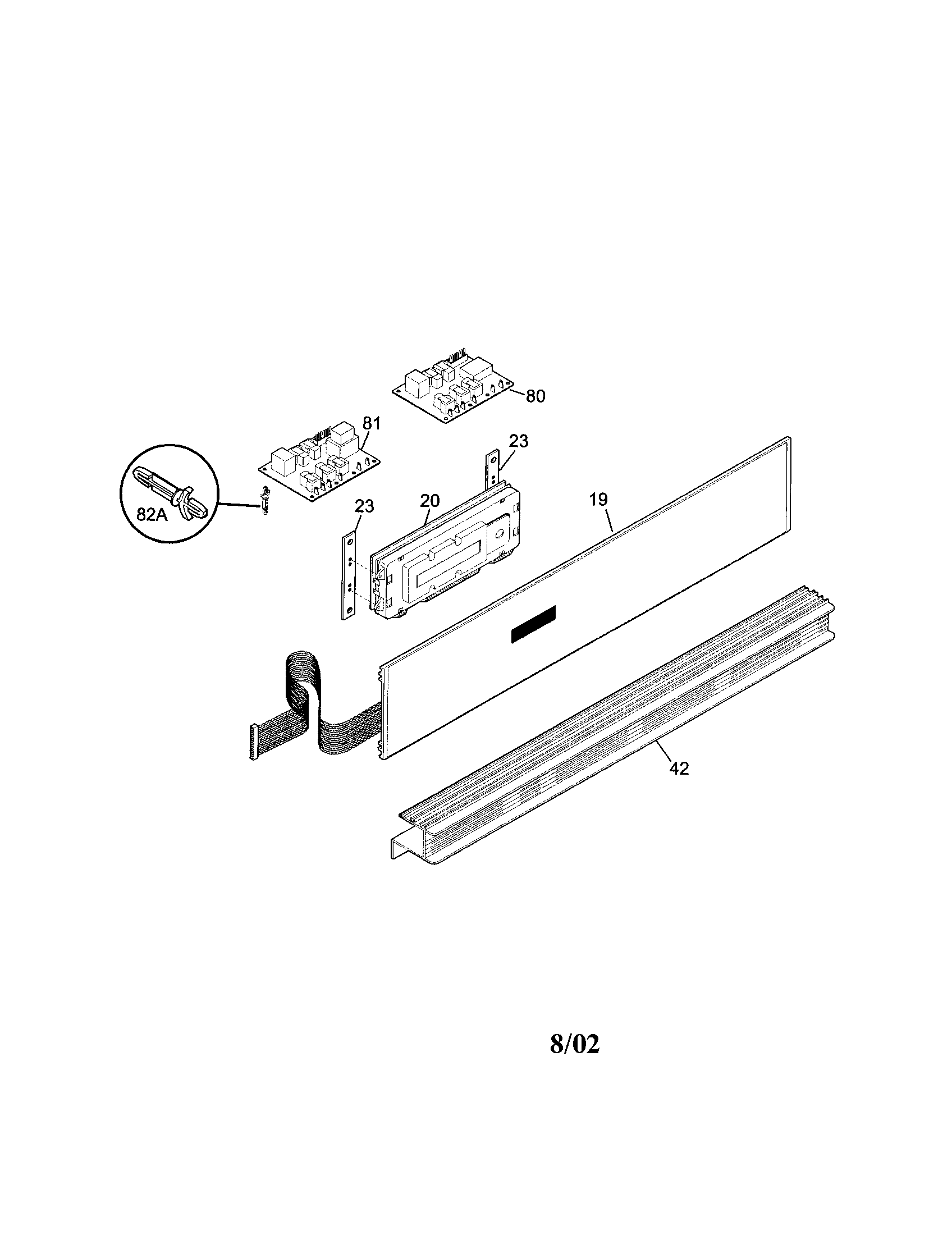 Frigidaire FEB398CEBD control panel diagram