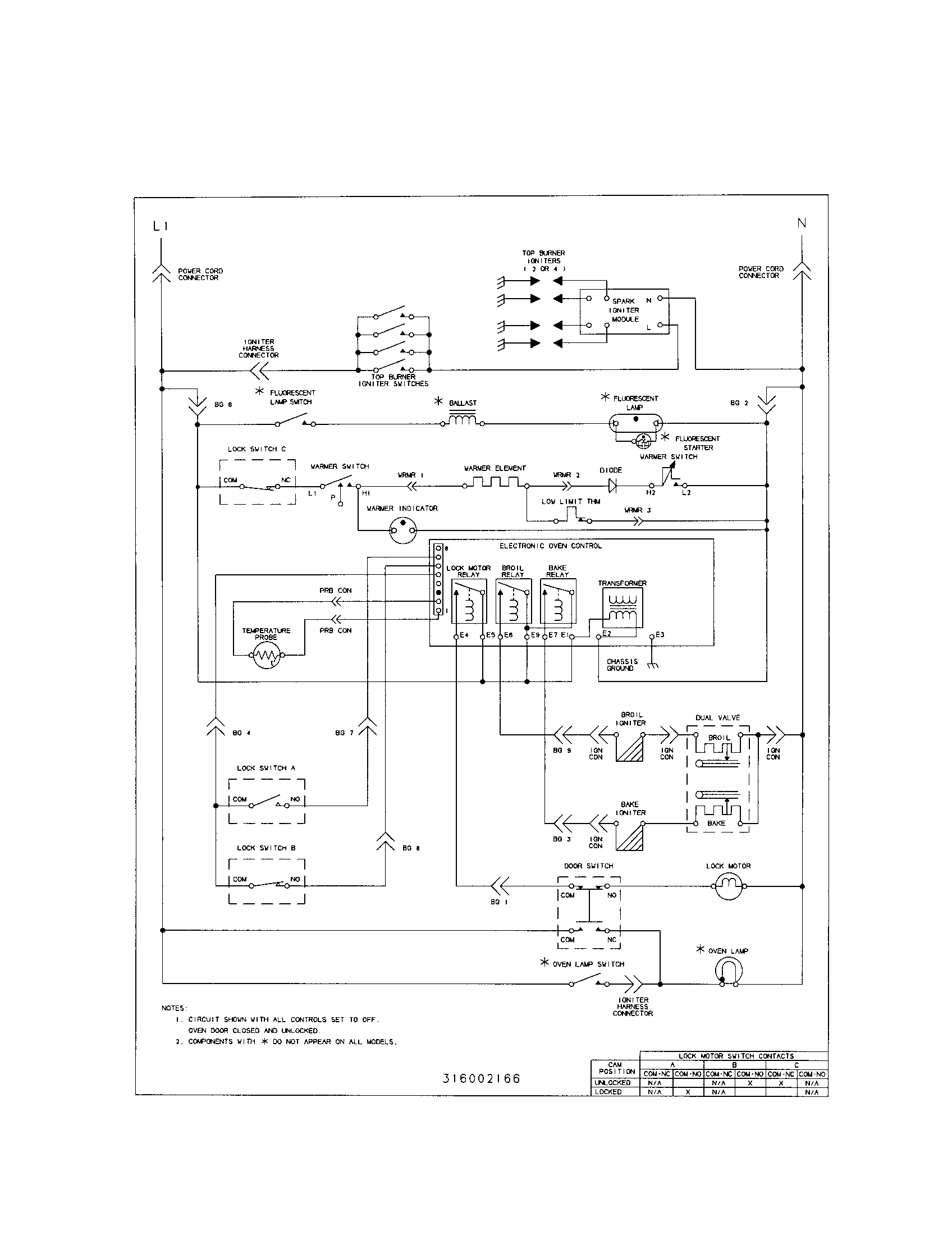 Frigidaire FGF379WECR wiring diagram diagram