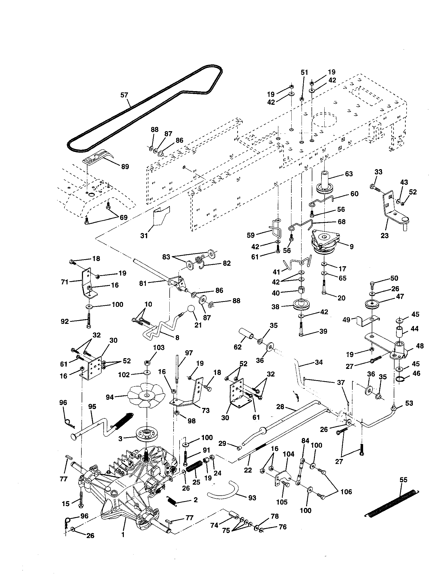 Craftsman 917256711 drive diagram