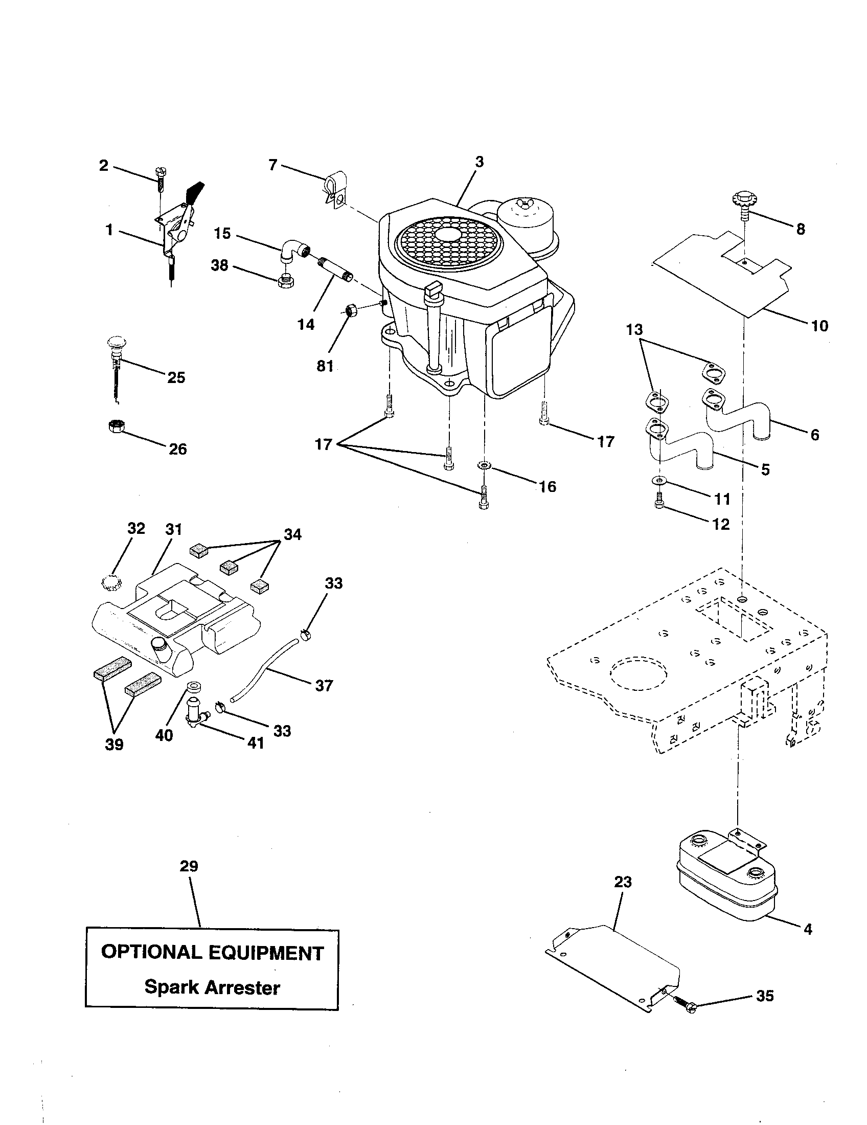 Craftsman 917256711 engine diagram