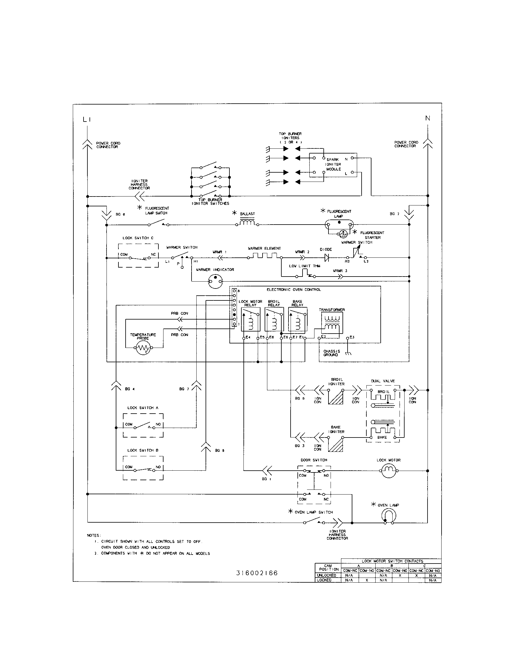 Frigidaire FGF379WECN wiring diagram diagram