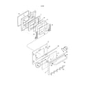 Frigidaire FED367CEBE door diagram