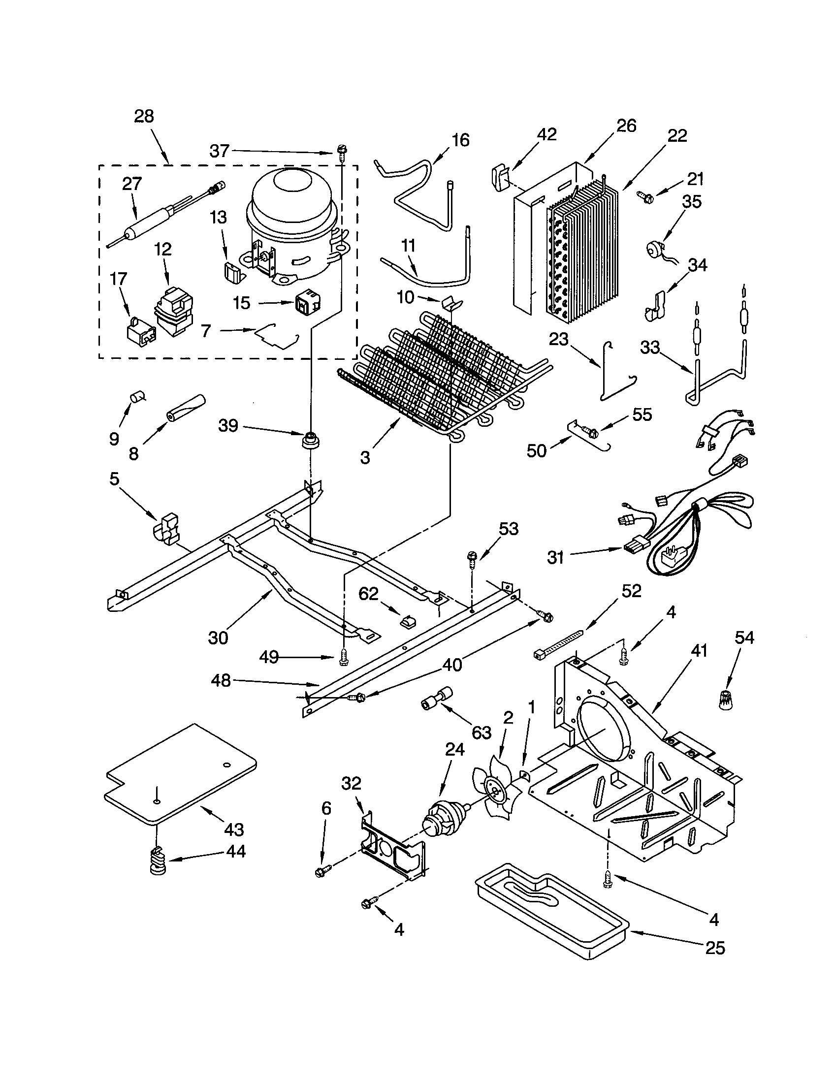 Kenmore 10652214104 unit diagram