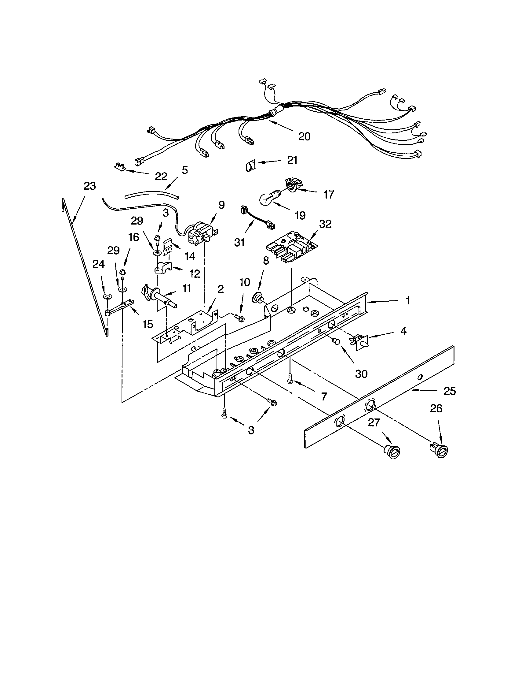 Kenmore 10652224102 control diagram