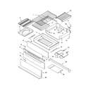 Kenmore 66575034200 warming drawer/broiler diagram