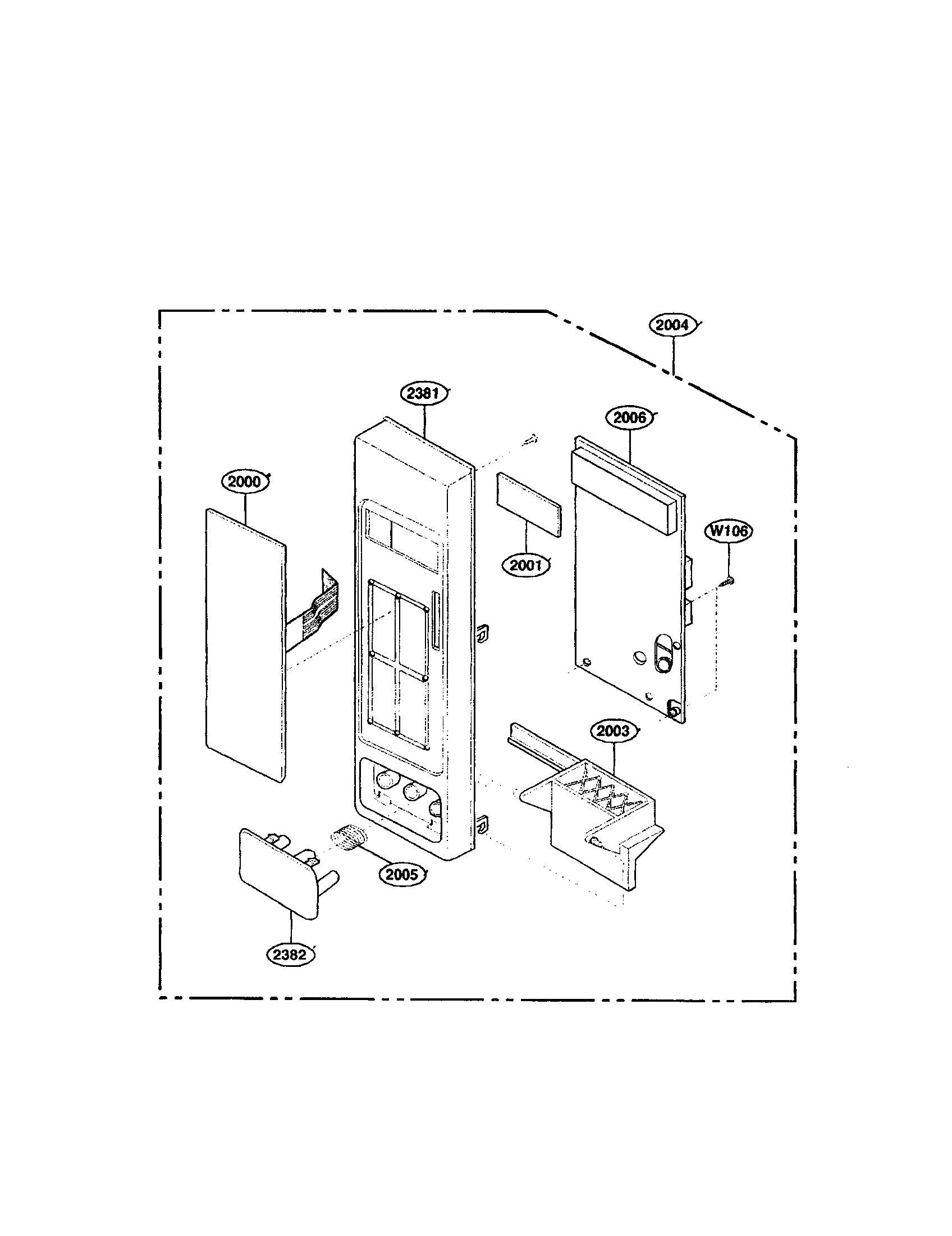 Kenmore 72162463200 controller diagram