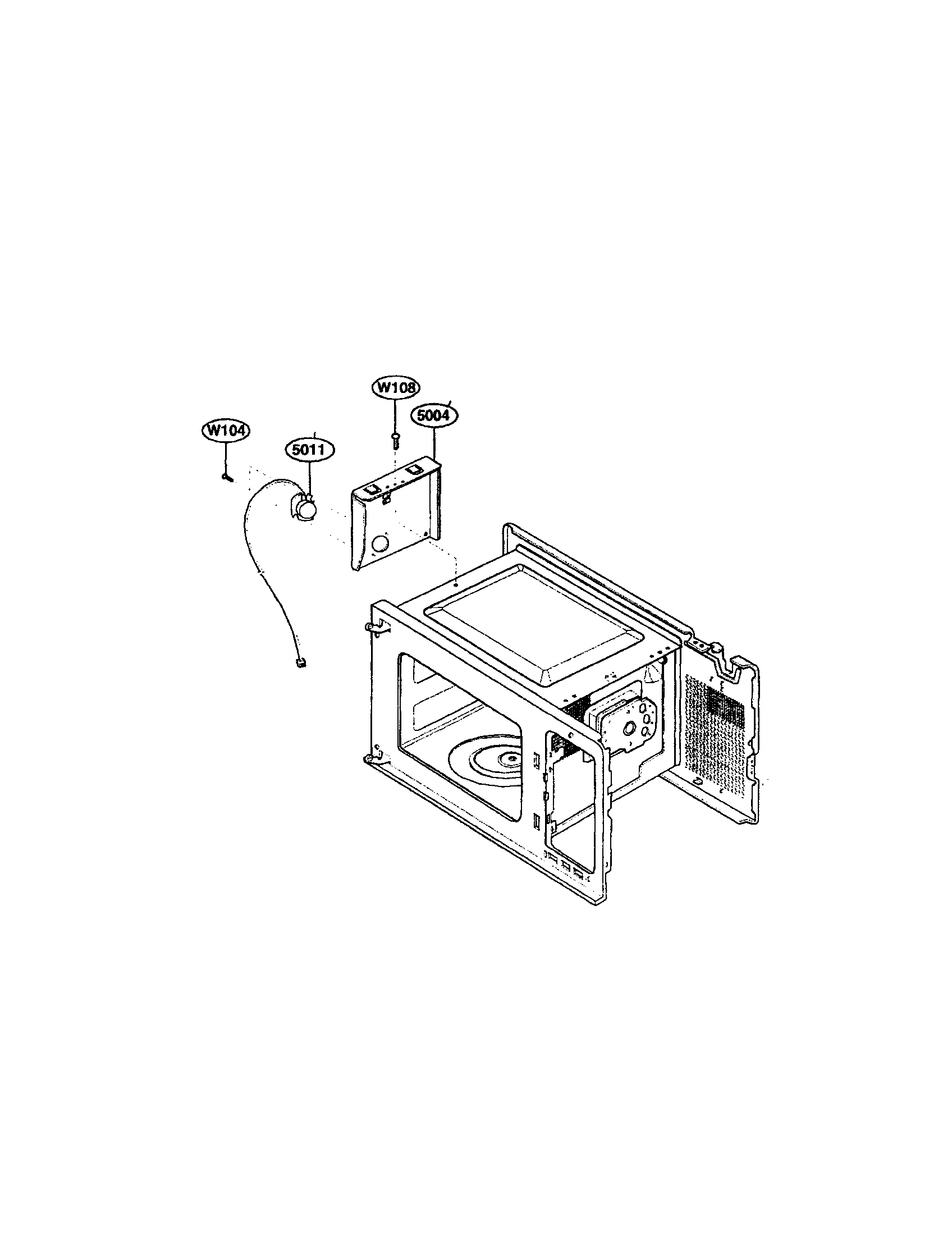 Kenmore 72162463200 sensor diagram
