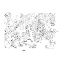NordicTrack 831298650 frame/pulley/belt/flywheel/console diagram