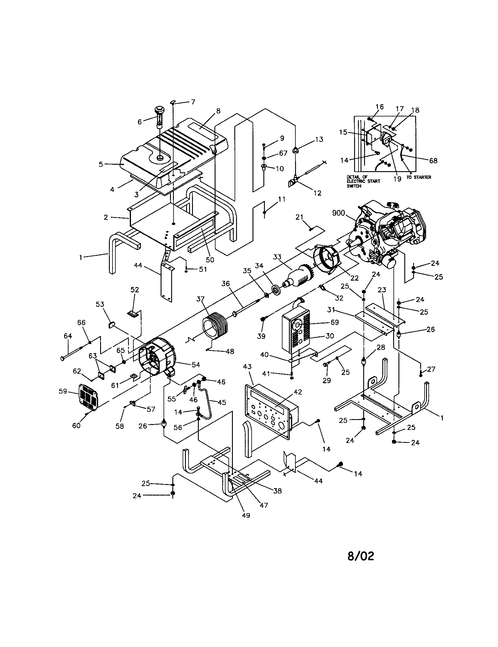 Craftsman 580327182 main unit diagram