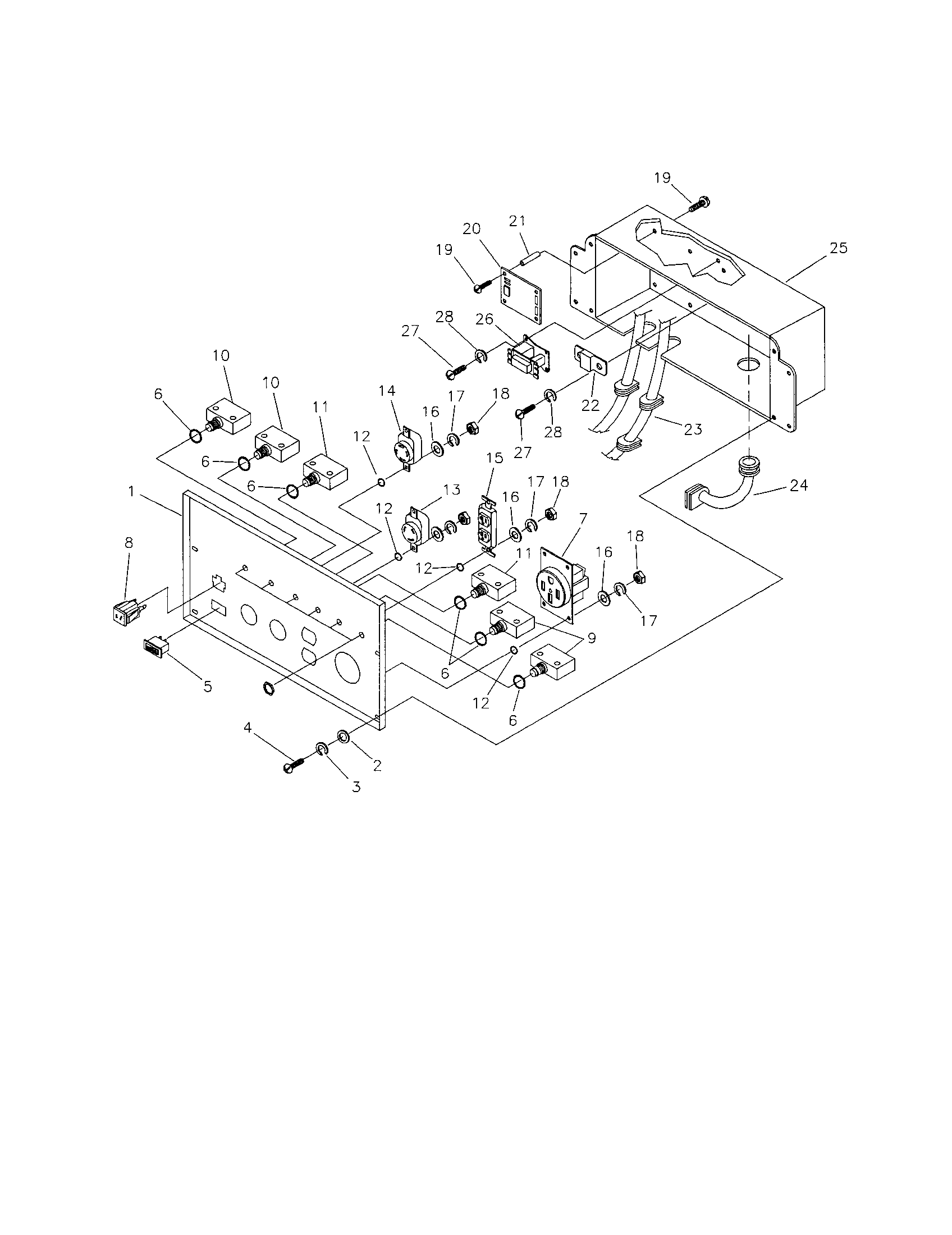 Craftsman 580327182 control panel diagram