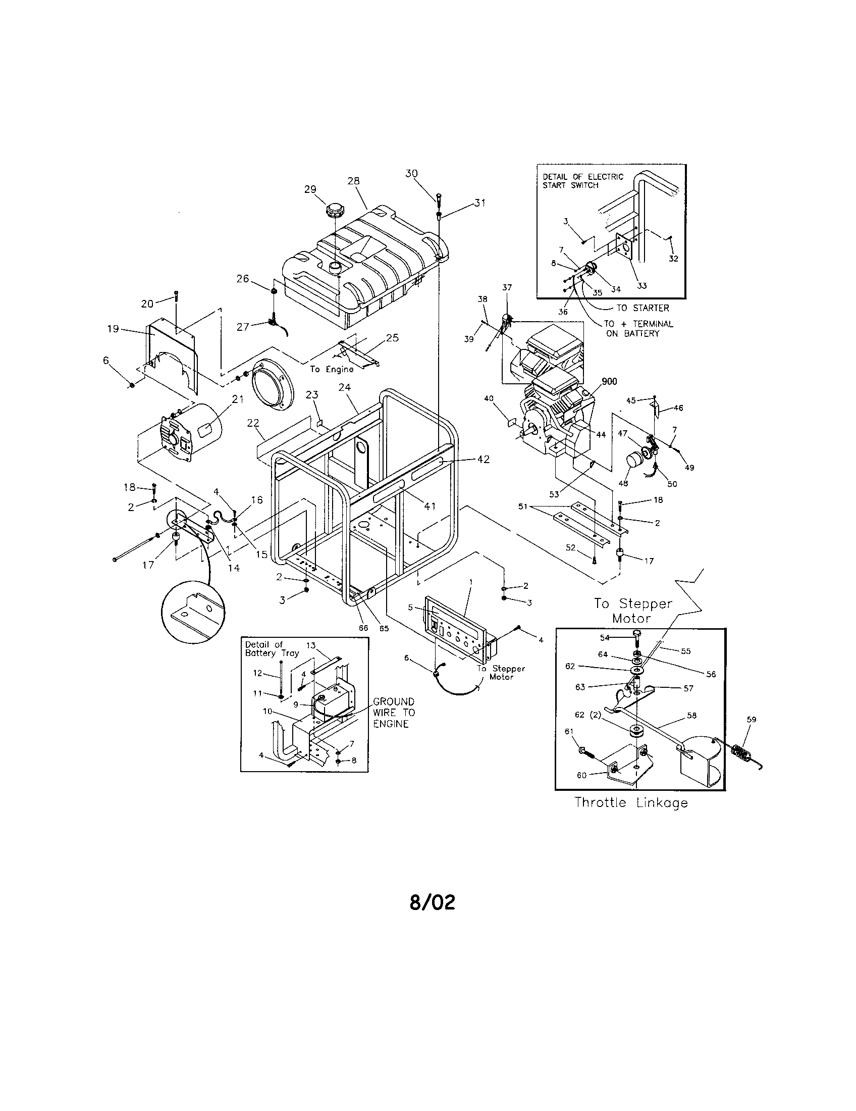Craftsman 580327203 main unit diagram