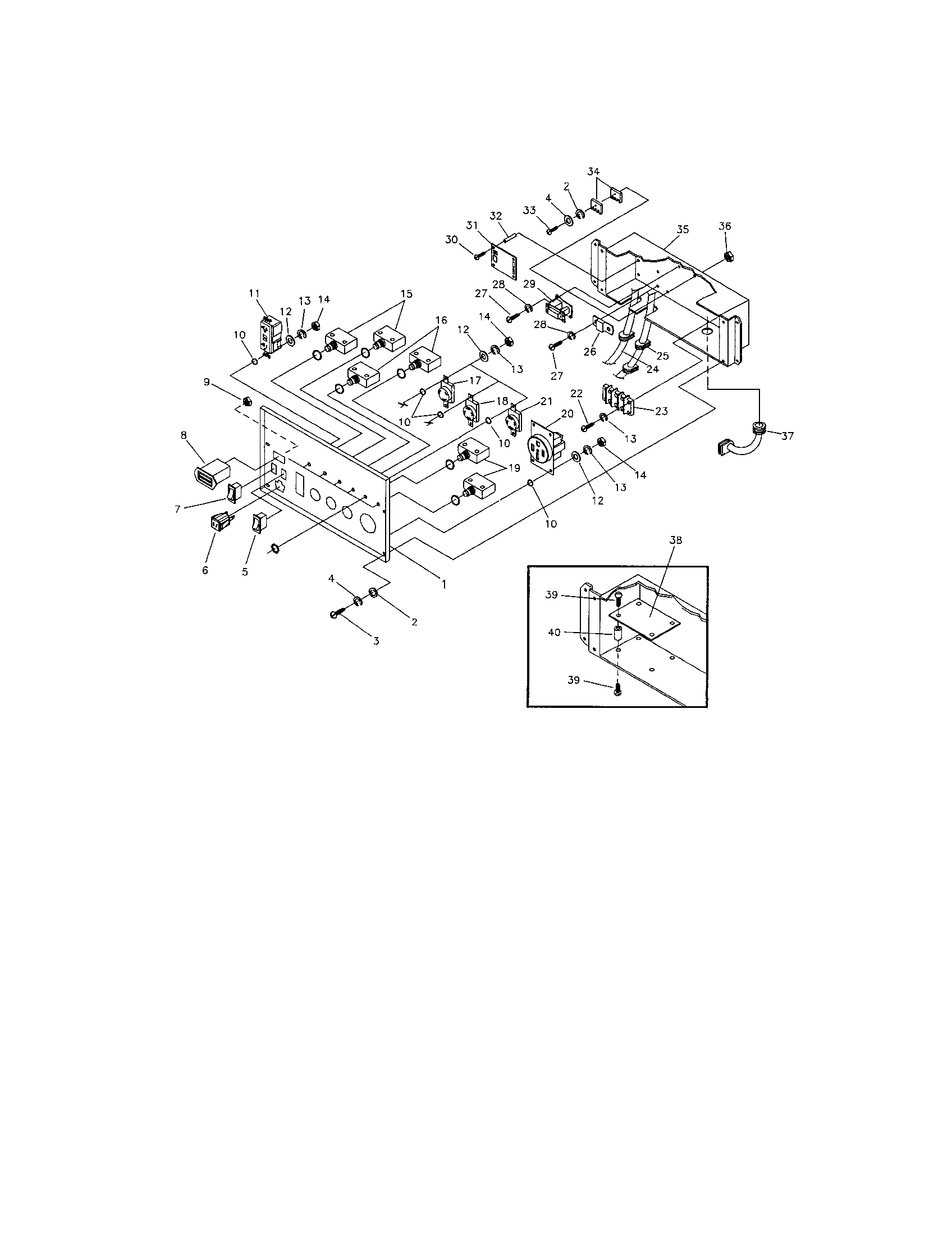 Craftsman 580327203 control panel diagram