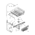 Kenmore 66515705891 upper dishrack and water feed diagram